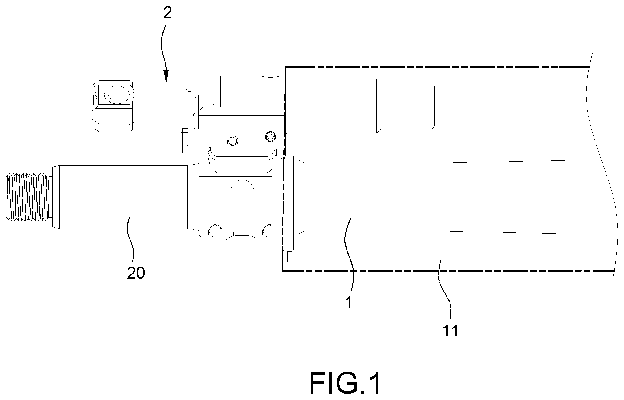 Patent US12496532 Figure 1 – Removable structure of simulated appearance of muzzle