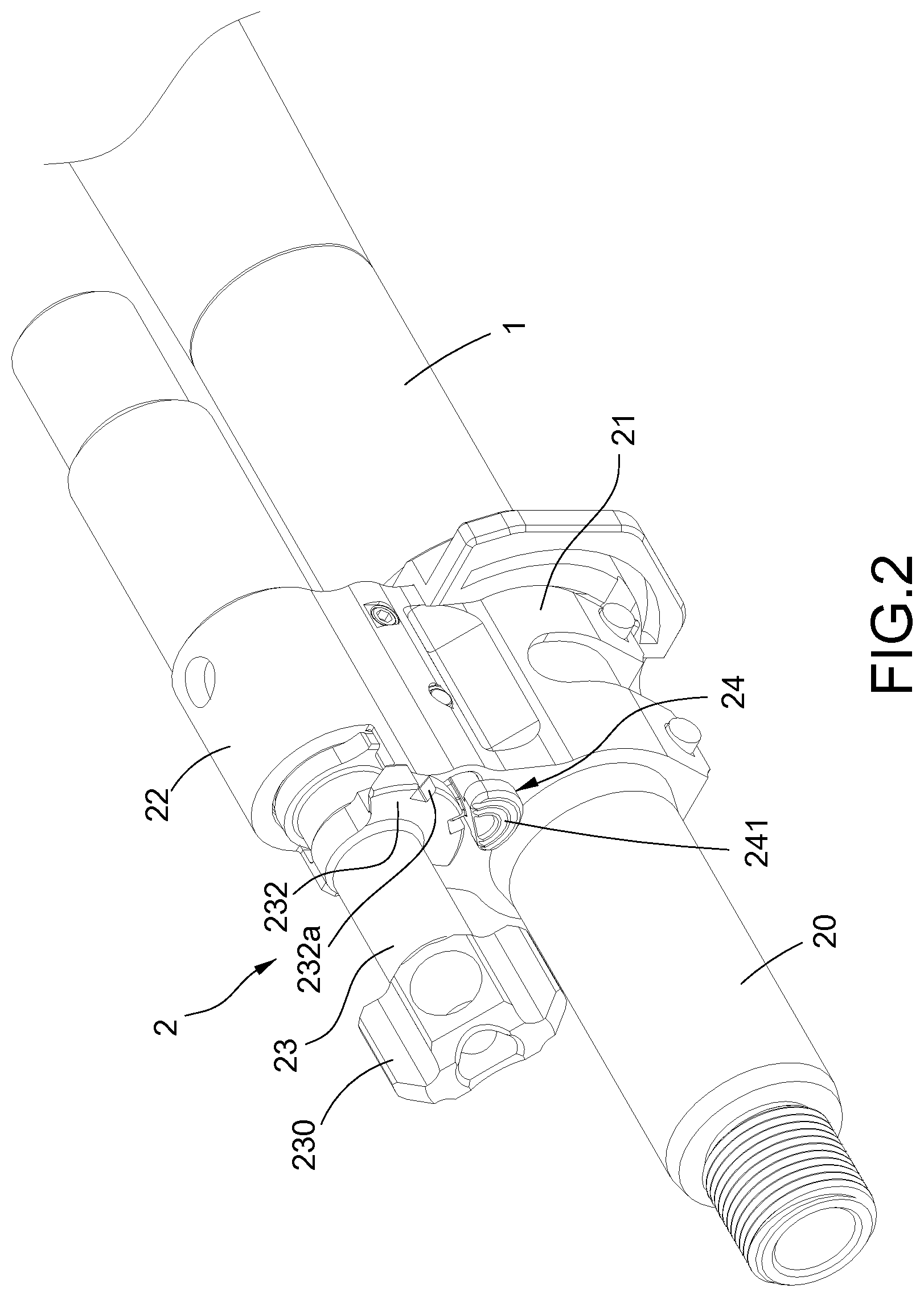 Patent US12496532 Figure 2 – Removable structure of simulated appearance of muzzle