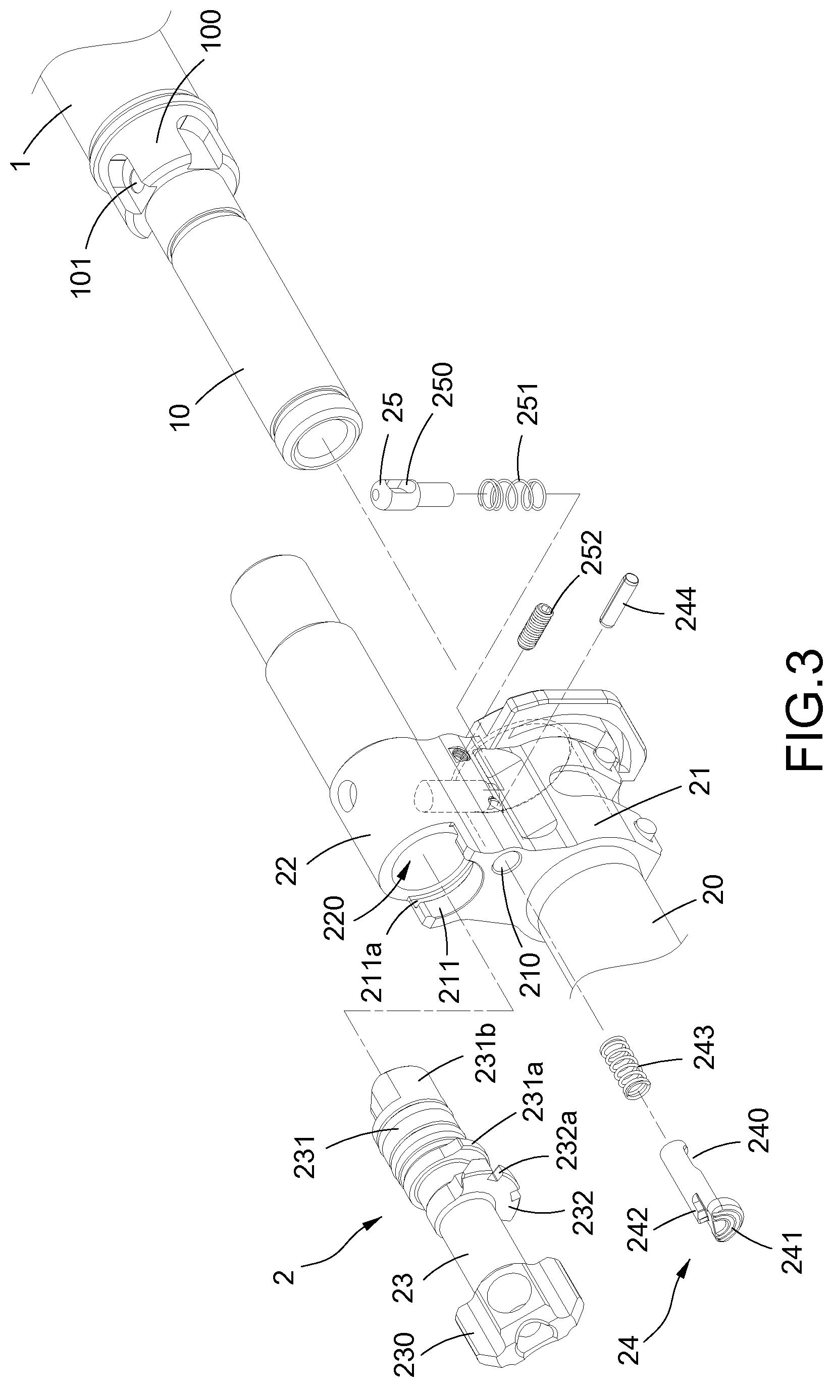 Patent US12496532 Figure 3 – Removable structure of simulated appearance of muzzle