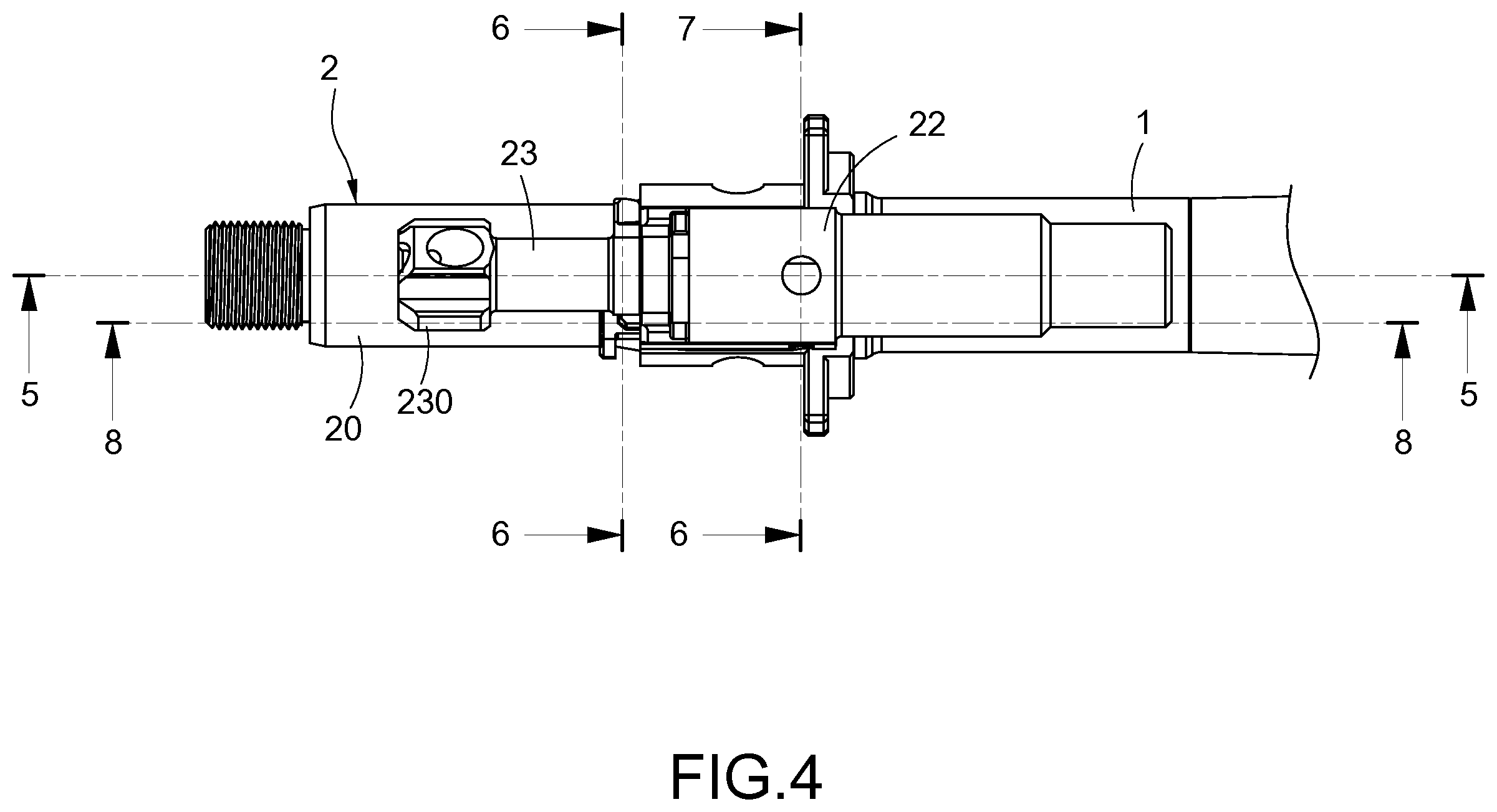 Patent US12496532 Figure 4 – Removable structure of simulated appearance of muzzle