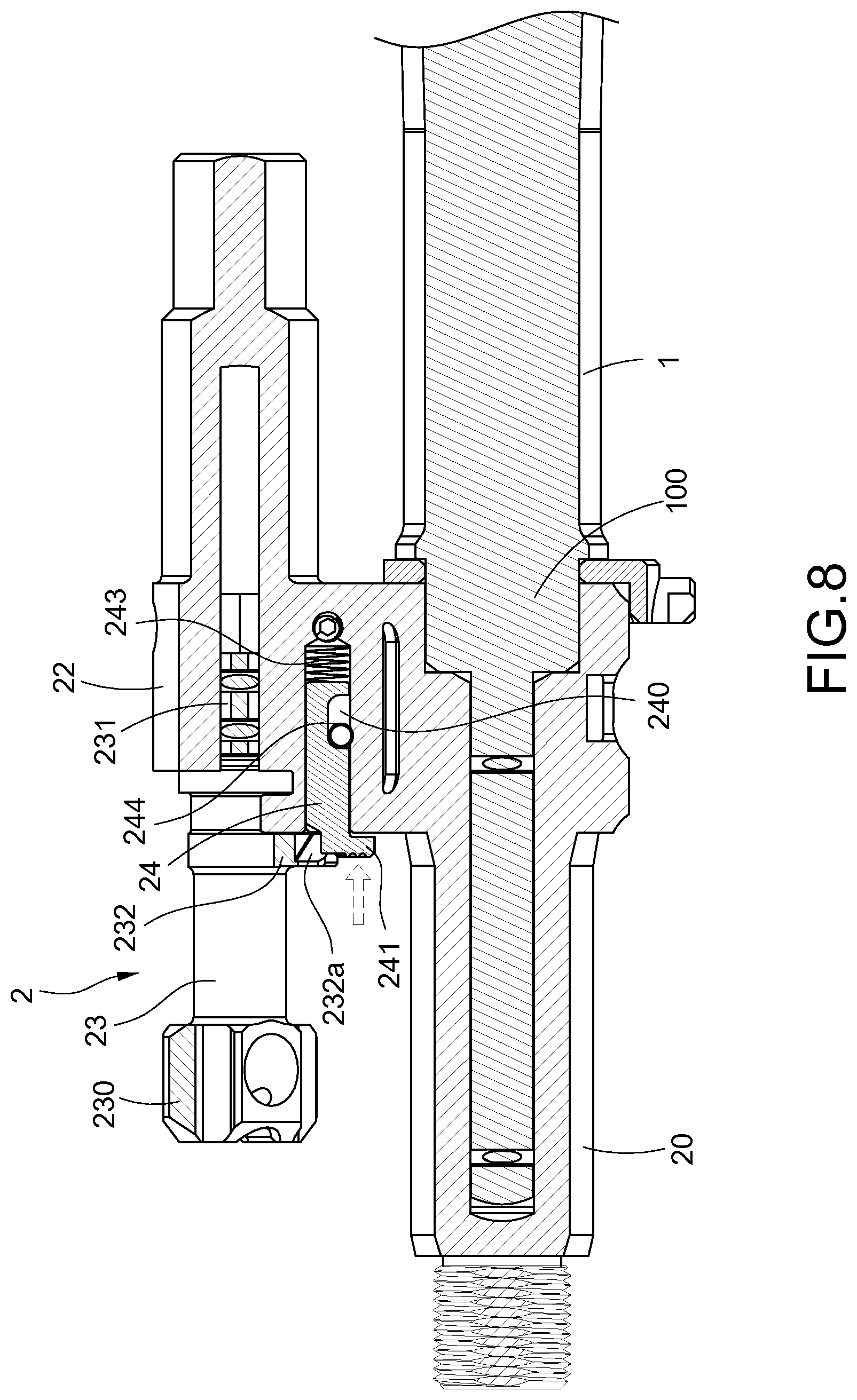 Patent US12496532 Figure 7 – Removable structure of simulated appearance of muzzle