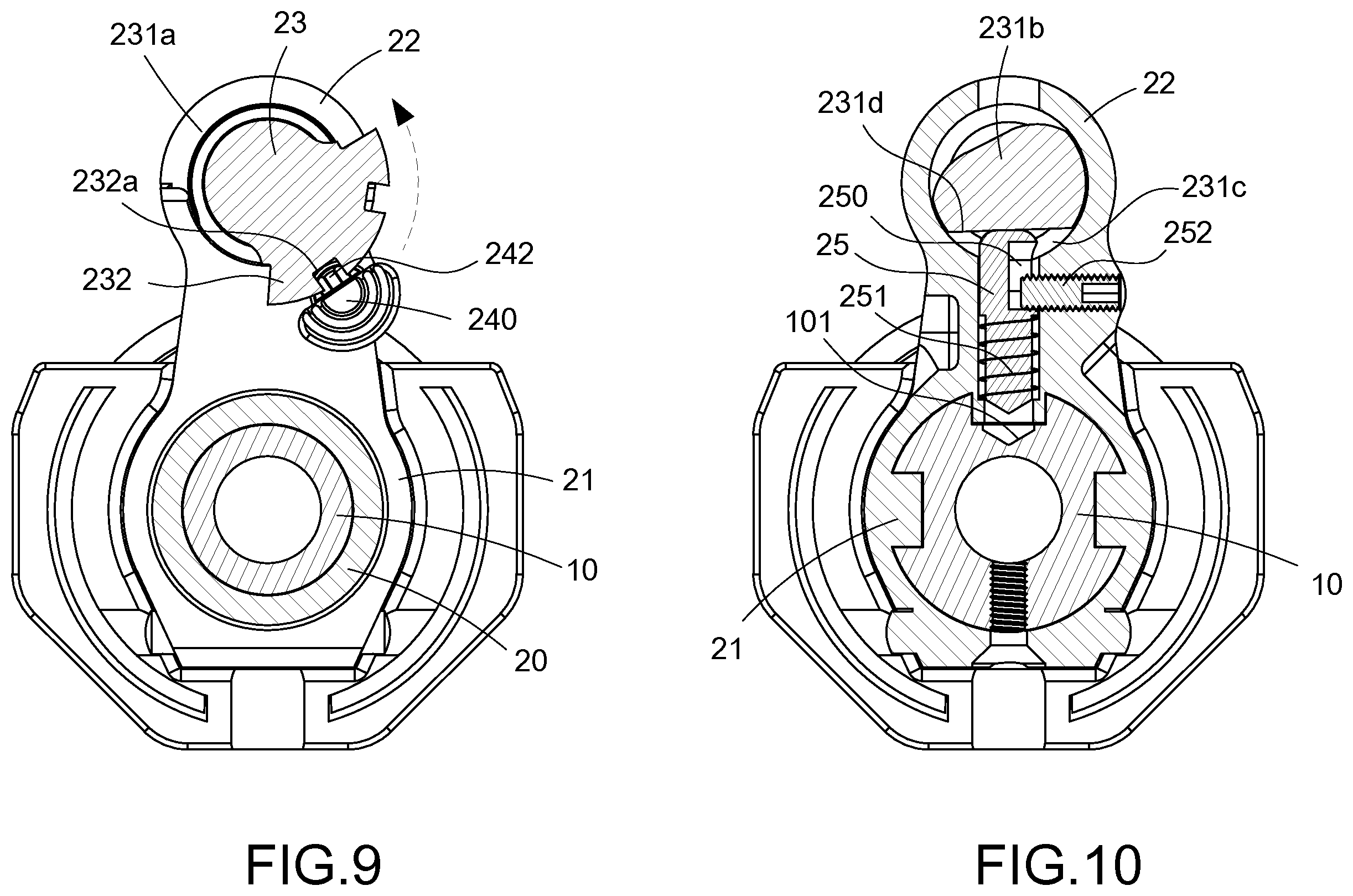 Patent US12496532 Figure 8 – Removable structure of simulated appearance of muzzle