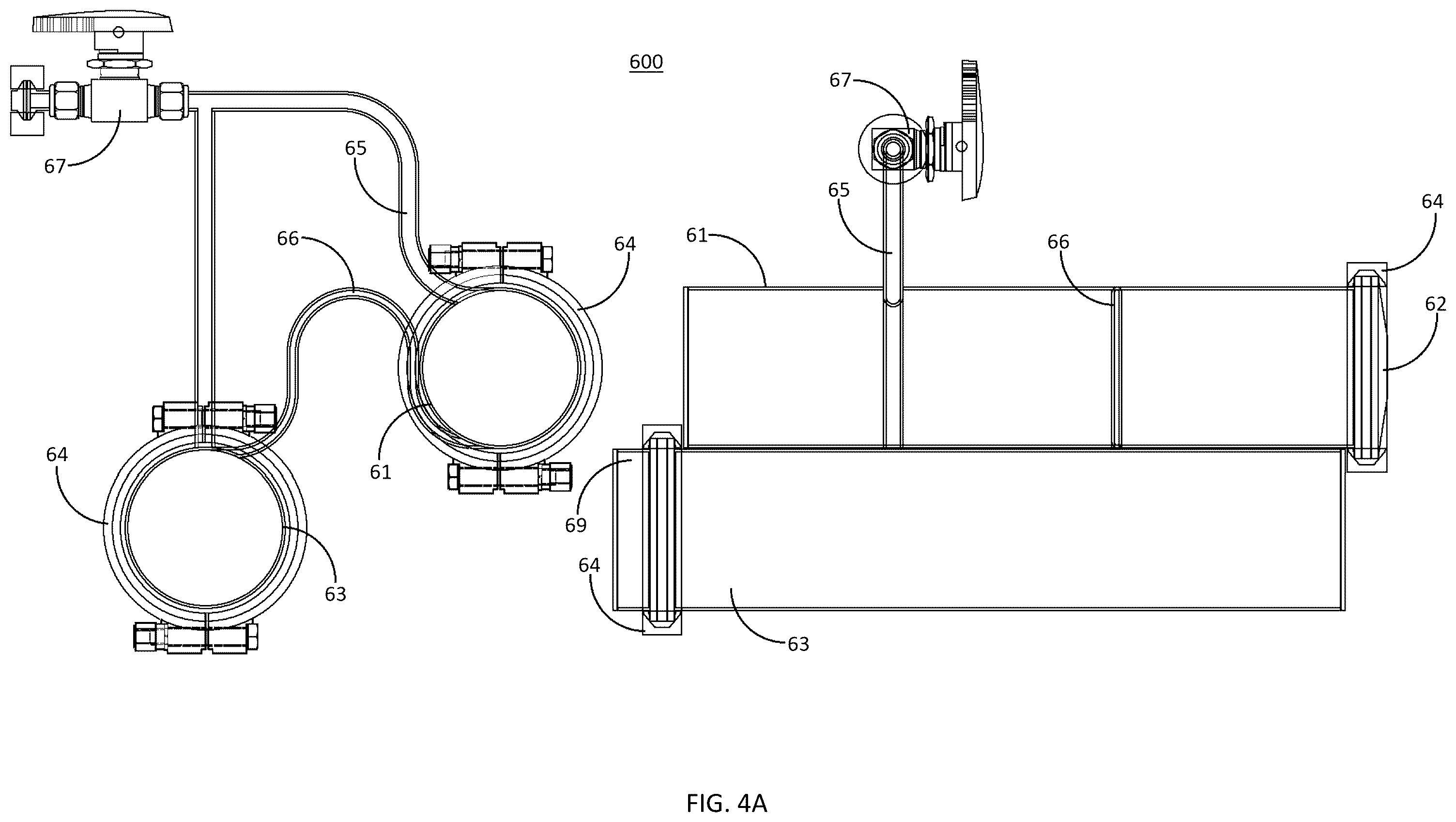 Patent US12496534 Figure 6 – Couplable closed extractors and methods for their use