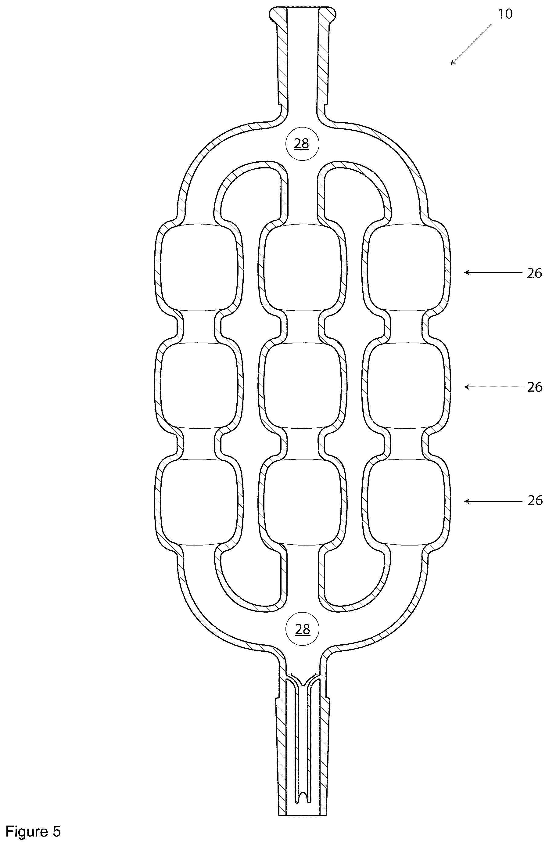 Patent US12496535 Figure 5 – Laboratory glassware