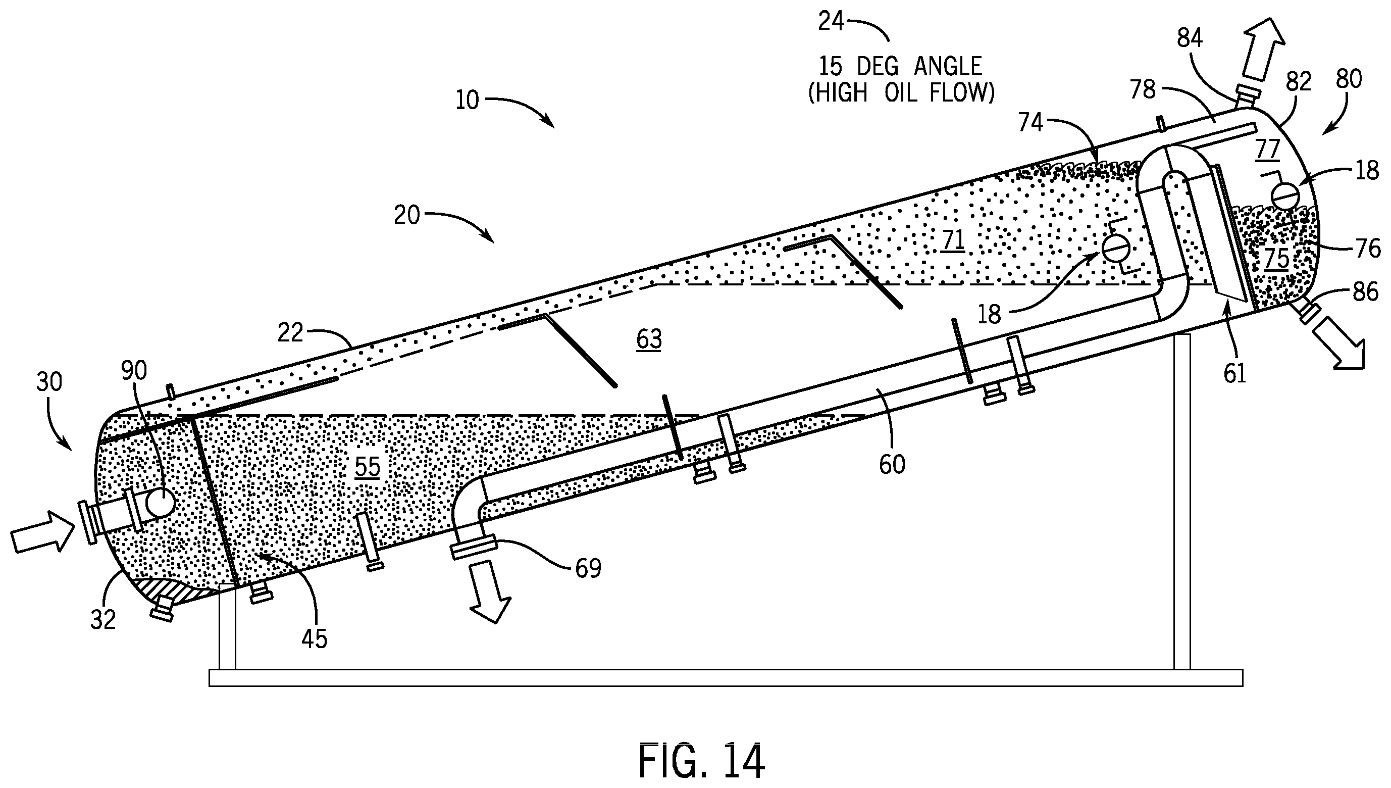 Patent US12496537 Figure 8 – Method for separating components of a flow of multi-phase fluid