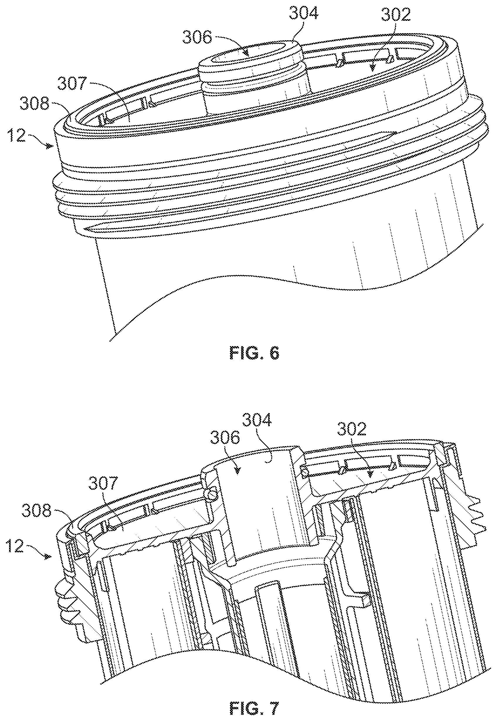 Patent US12496541 Figure 4 – Easy lock spin-on filter