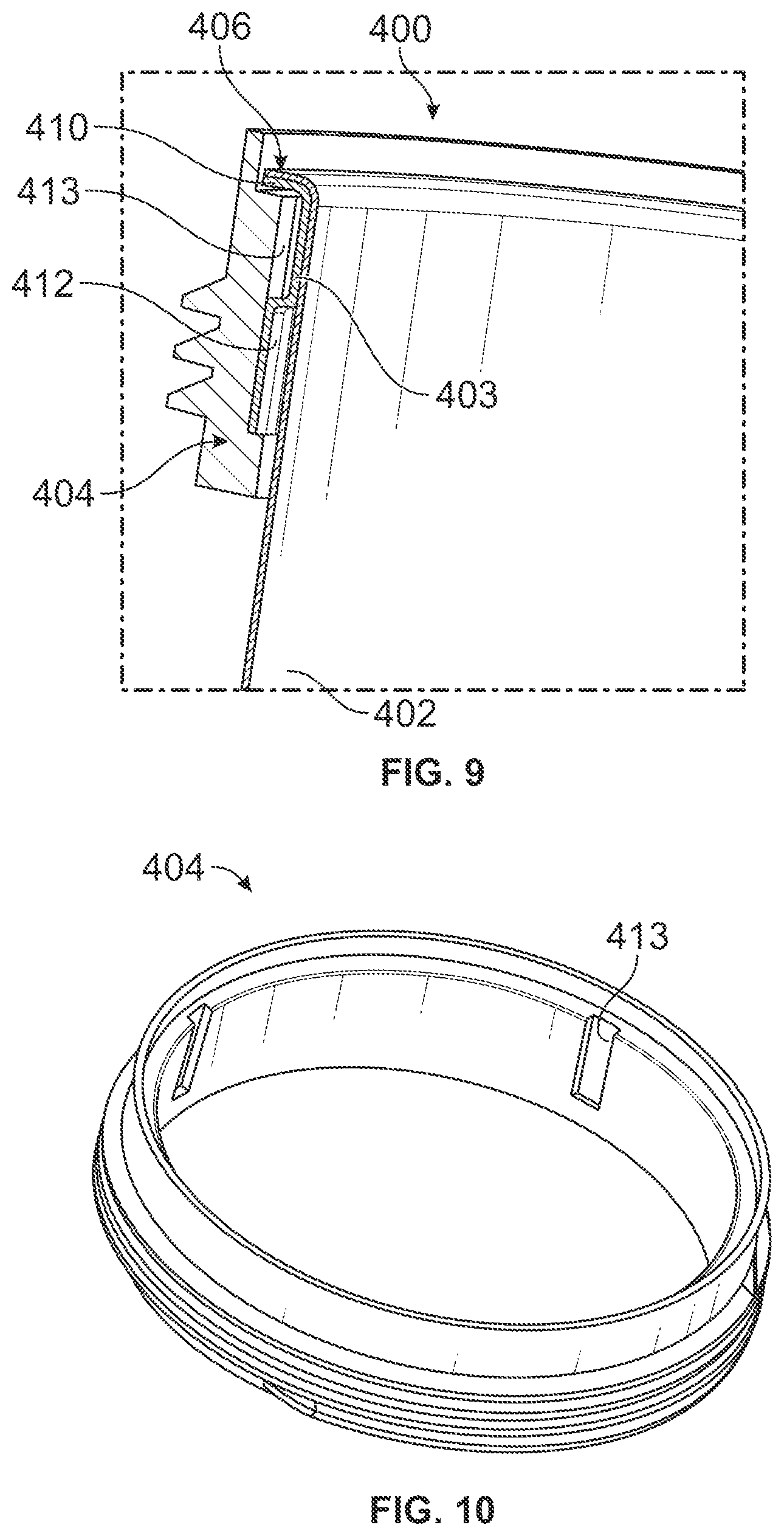 Patent US12496541 Figure 6 – Easy lock spin-on filter
