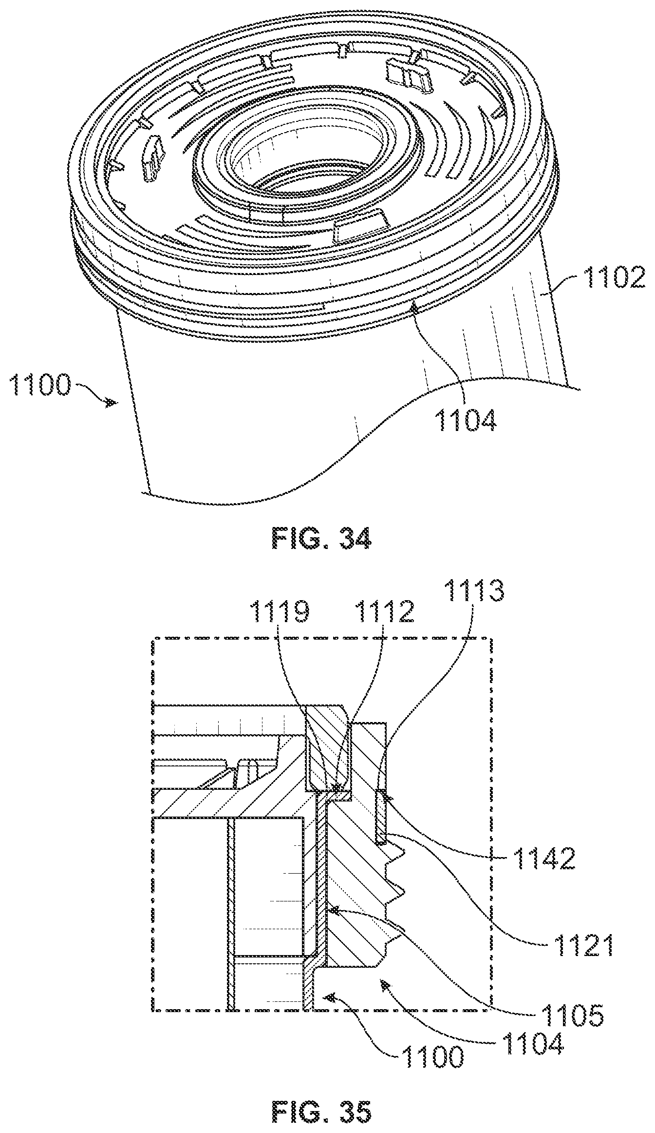Patent US12496541 Figure 19 – Easy lock spin-on filter