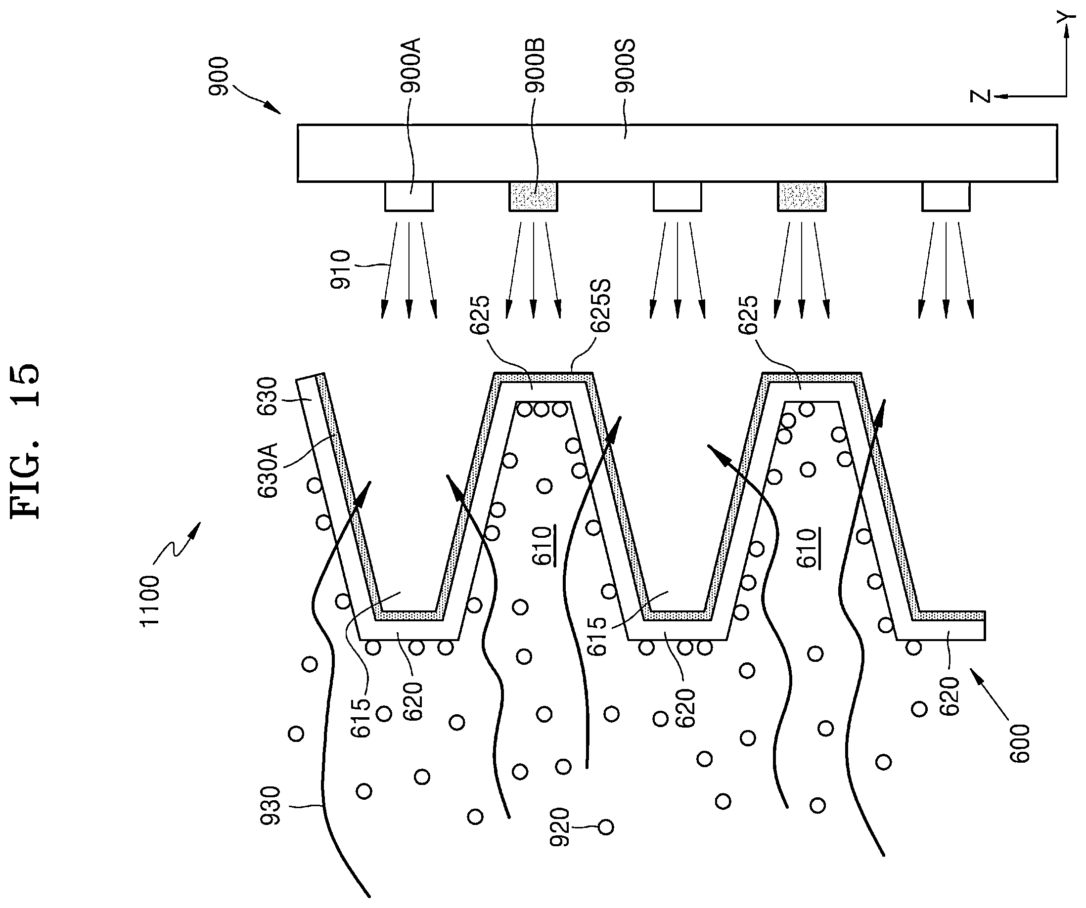 Patent US12496543 Figure 12 – Filtering system including recyclable ceramic catalyst filter and method of managing filtering system