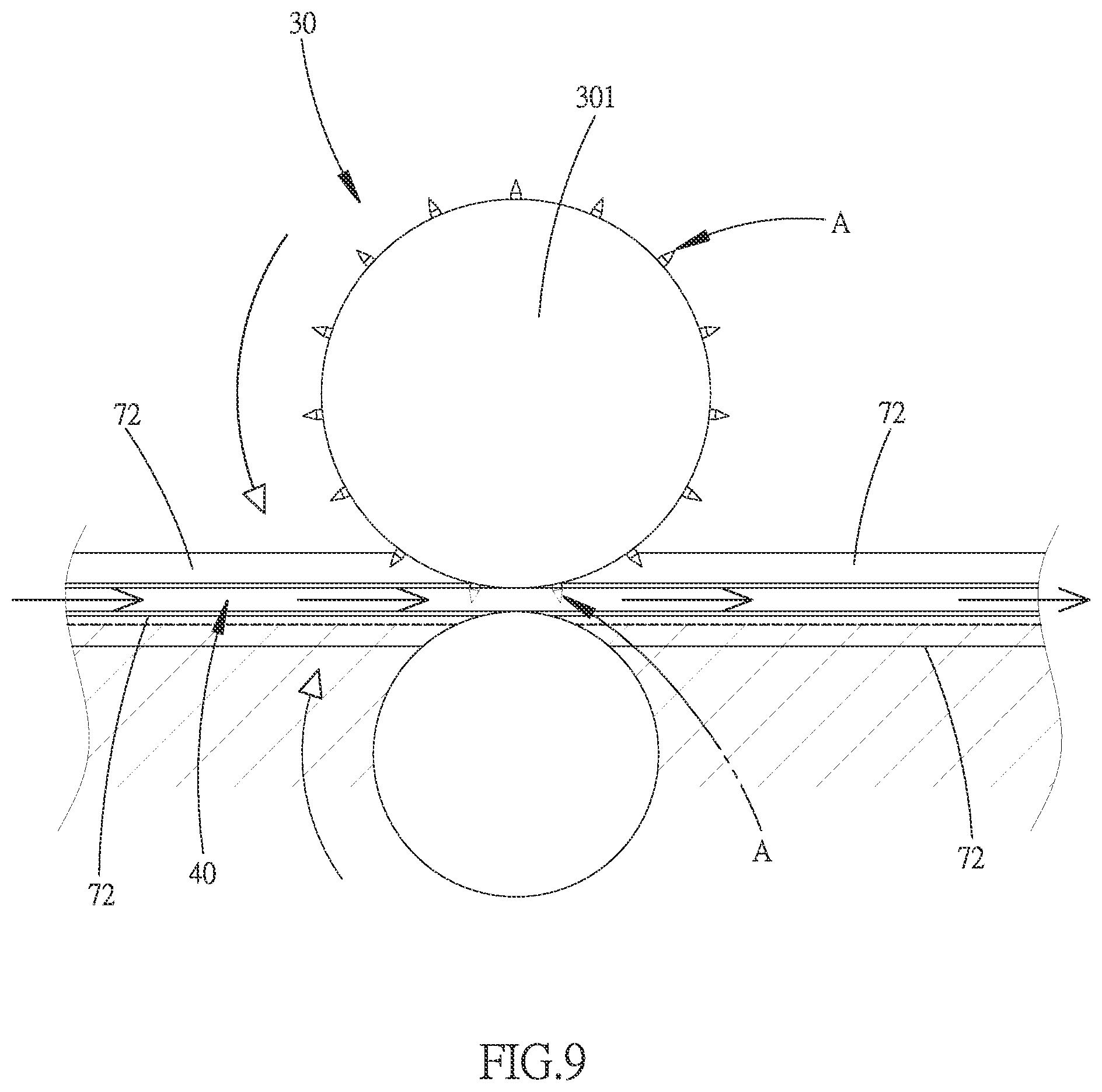 Patent US12496545 Figure 9 – Exhaust gas emission circulation filtering apparatus for air pollution prevention