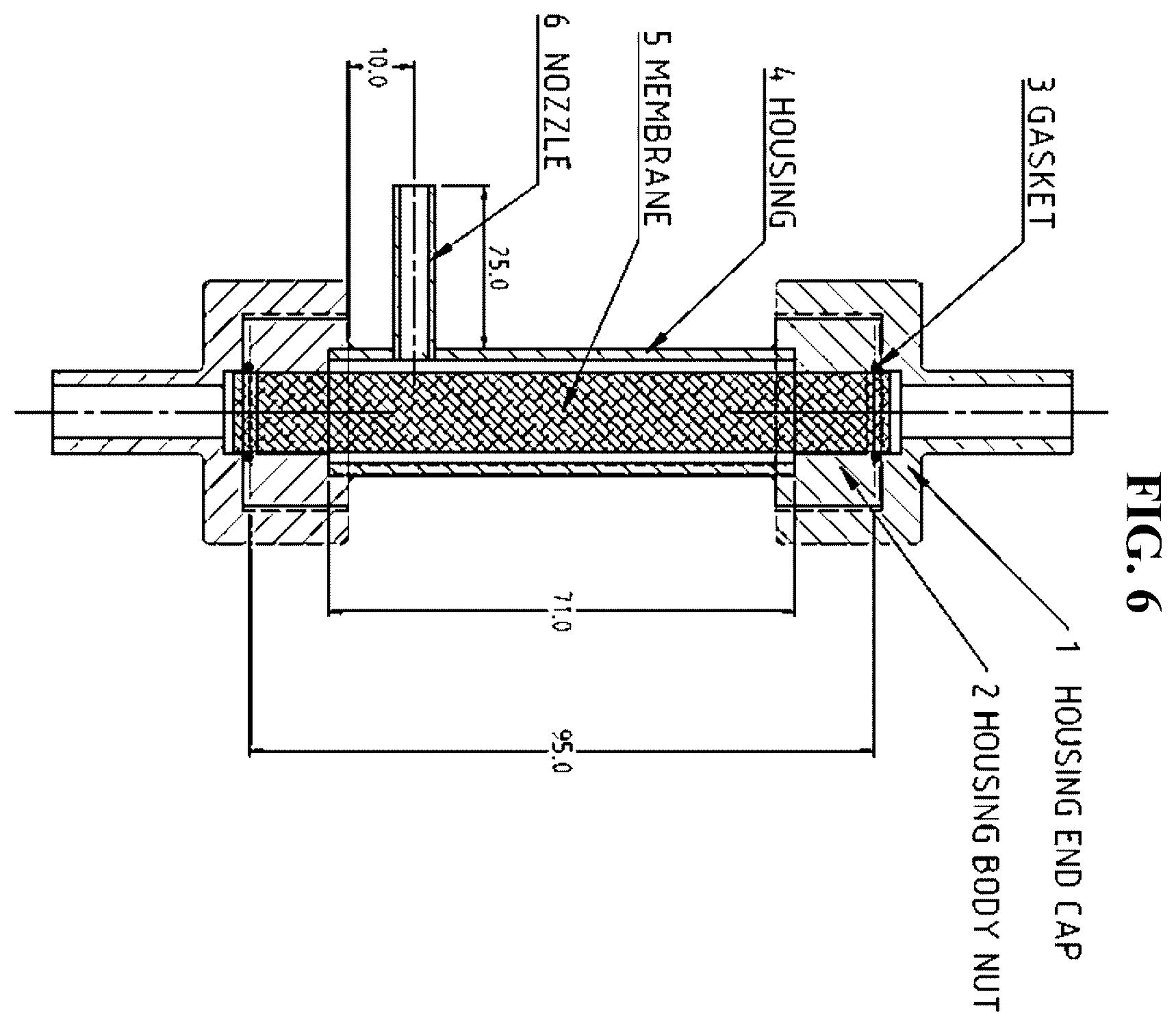 Patent US12496557 Figure 4 – Ceramic membrane technology for molecule-range separation