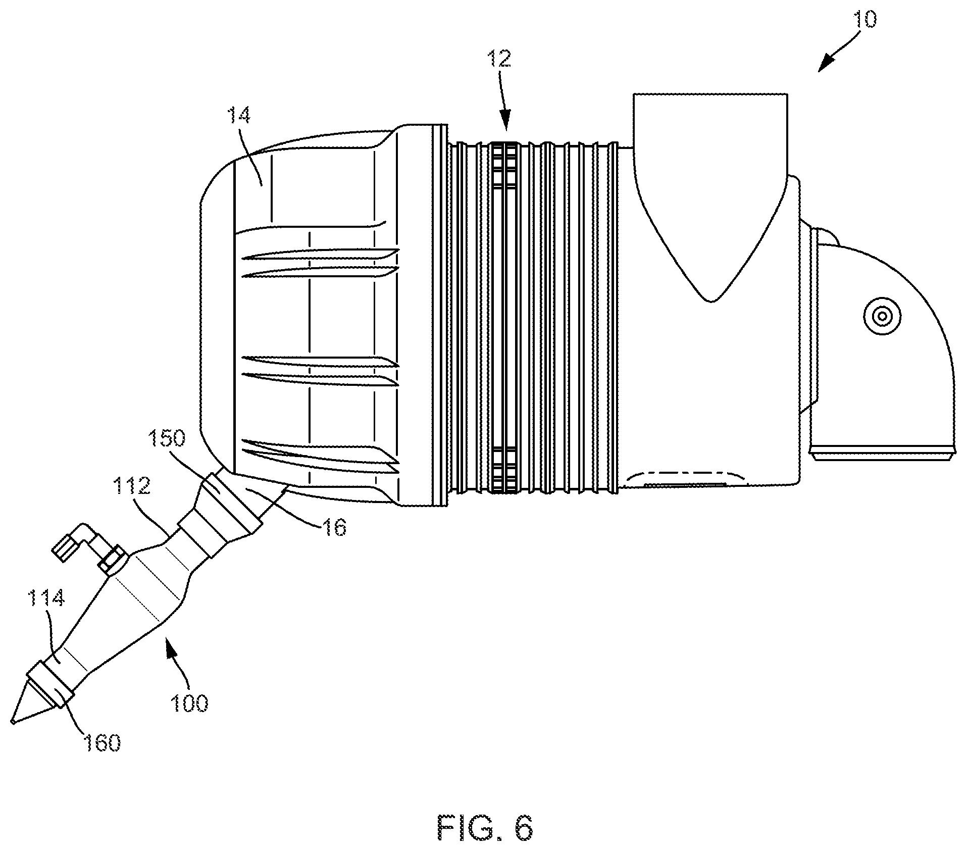 Patent US12496558 Figure 4 – Particulate matter evacuation pump