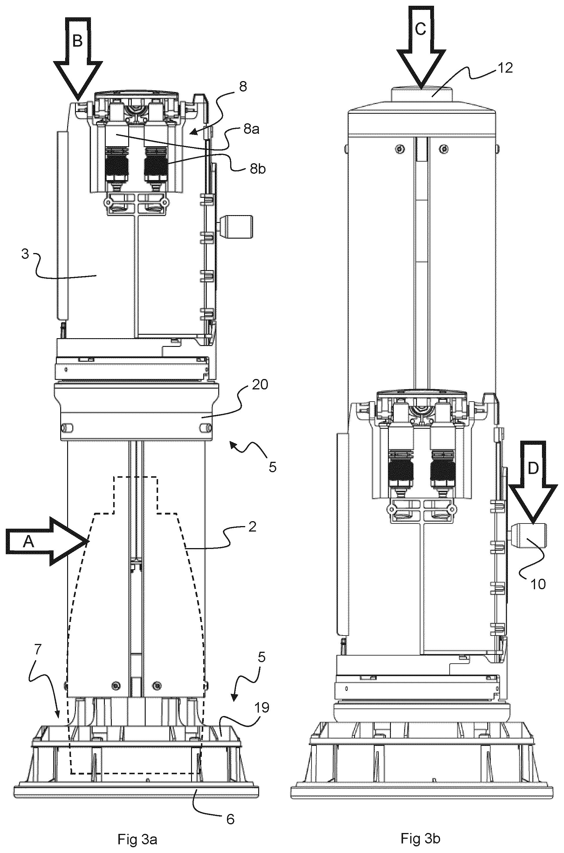 Patent US12496559 Figure 3 – Carbonator with guiding assembly
