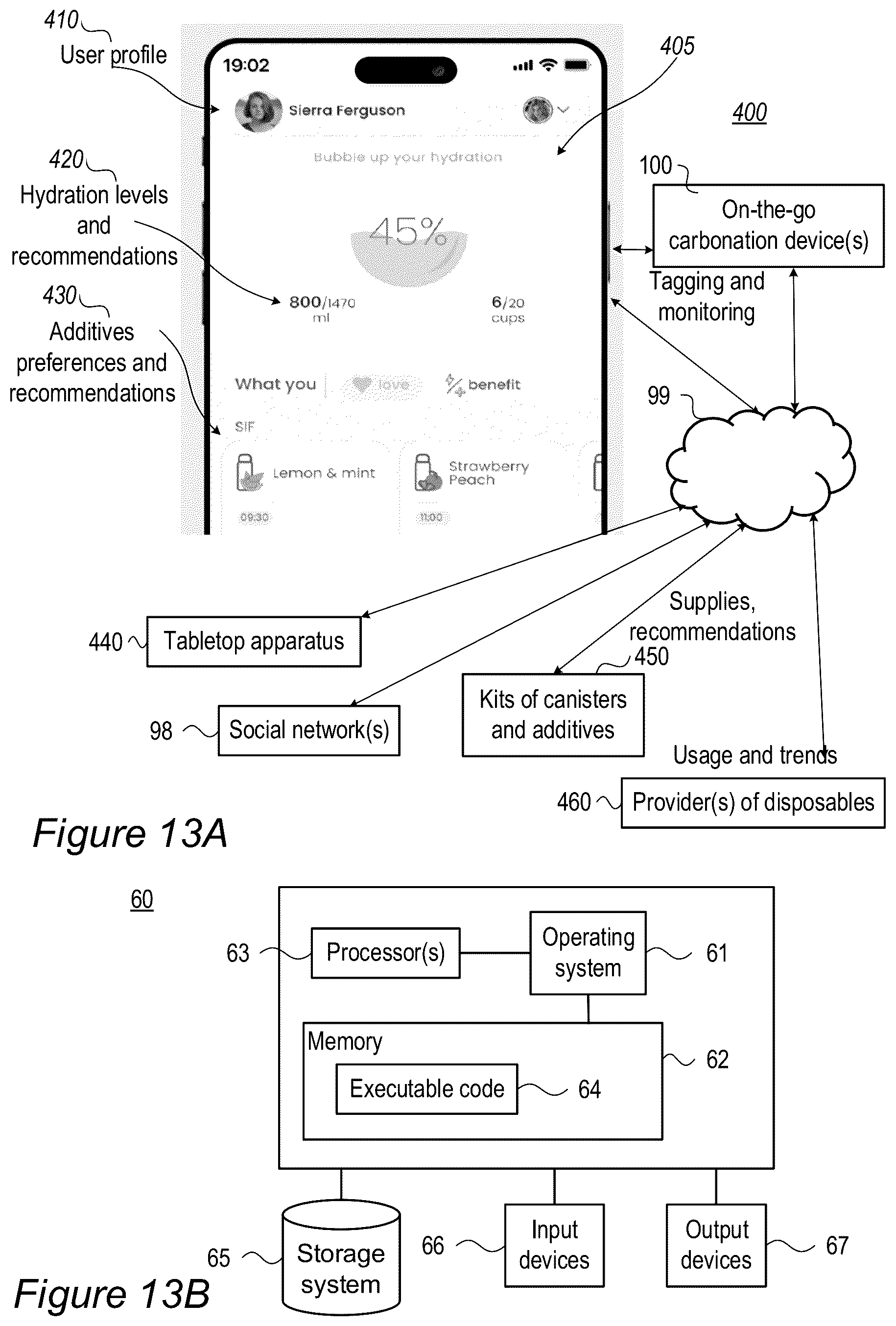 Patent US12496560 Figure 18 – On-the-go carbonation