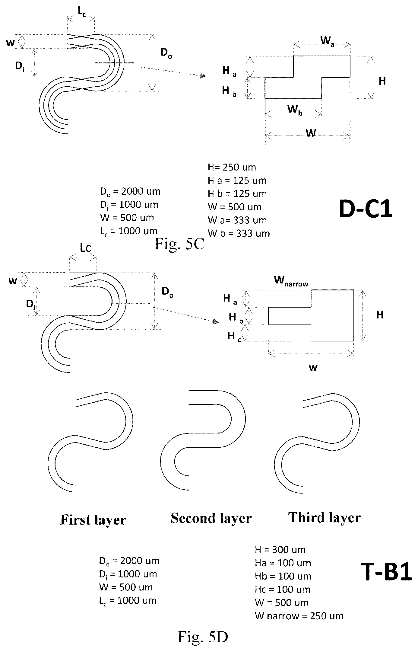 Patent US12496562 Figure 6 – Sinuous microstructure mixing unit and use thereof