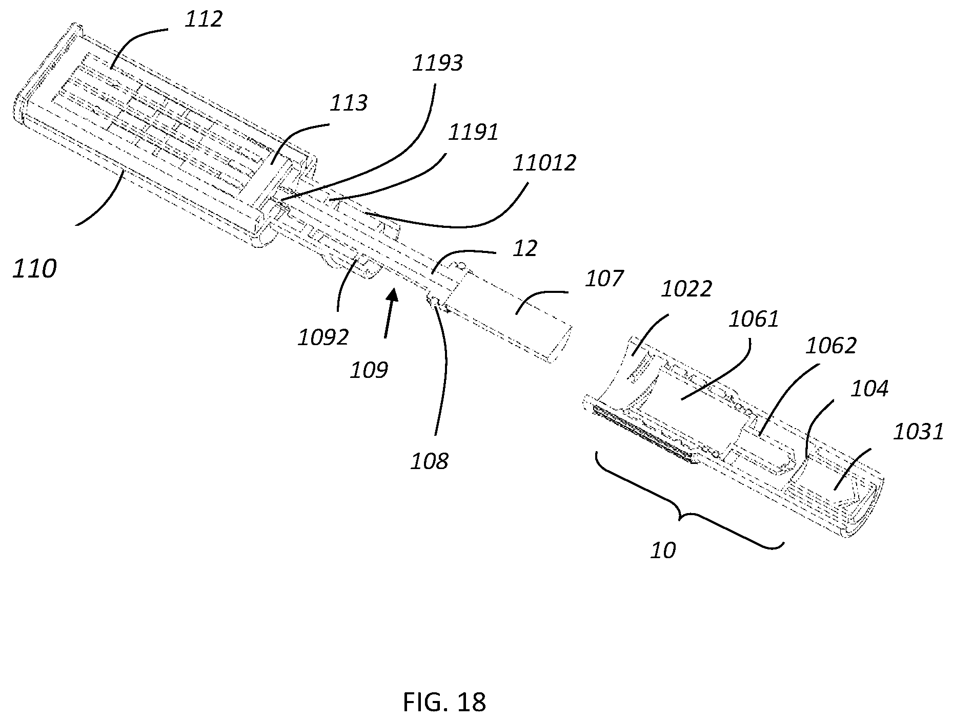 Patent US12496584 Figure 11 – Assay device and receiving device