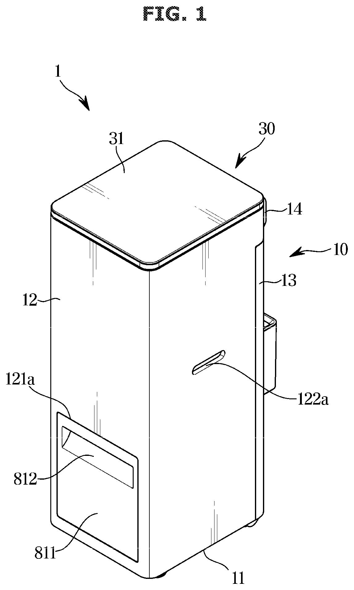 Patent US12496588 Figure 1 – Food waste disposer