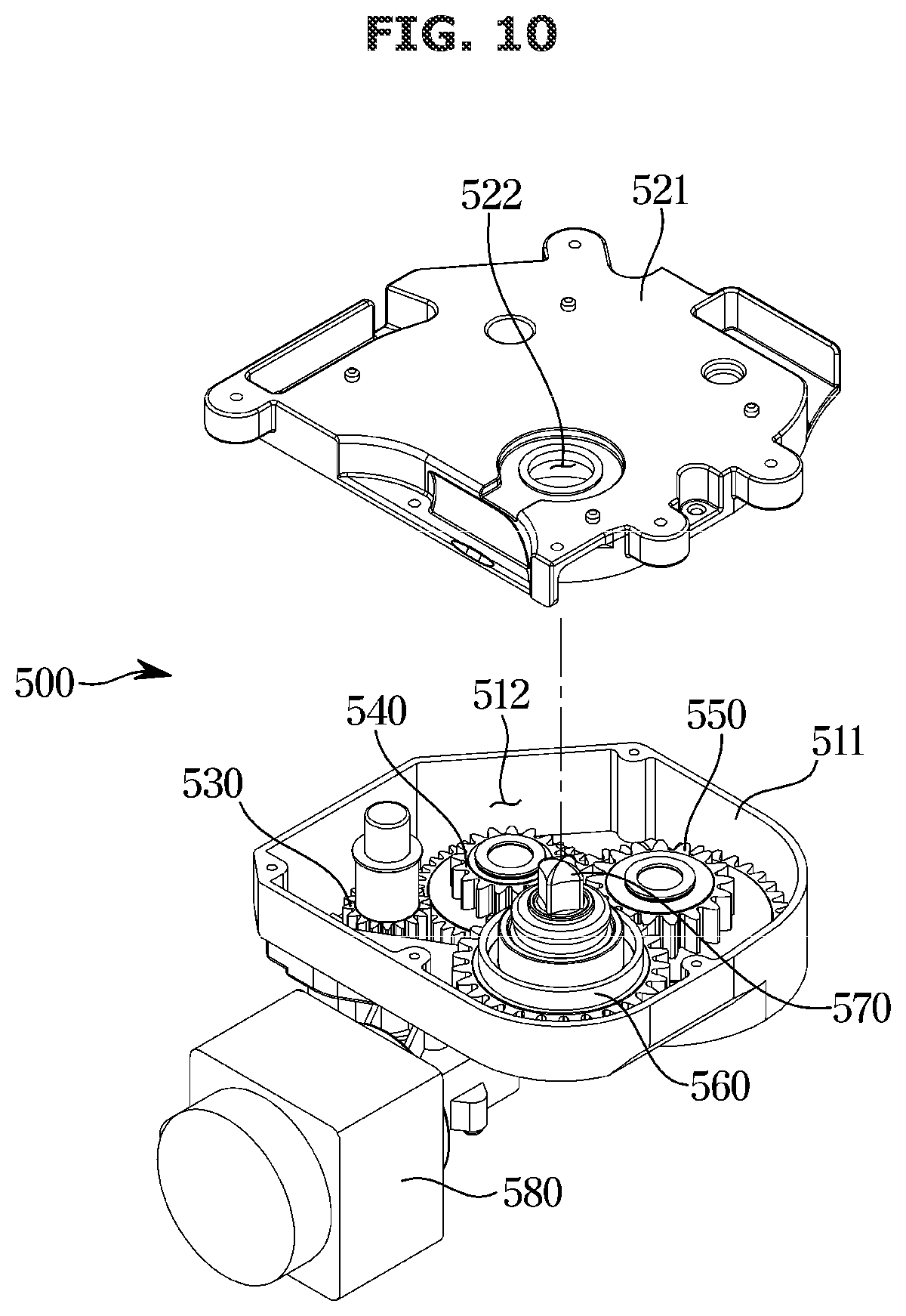Patent US12496588 Figure 10 – Food waste disposer