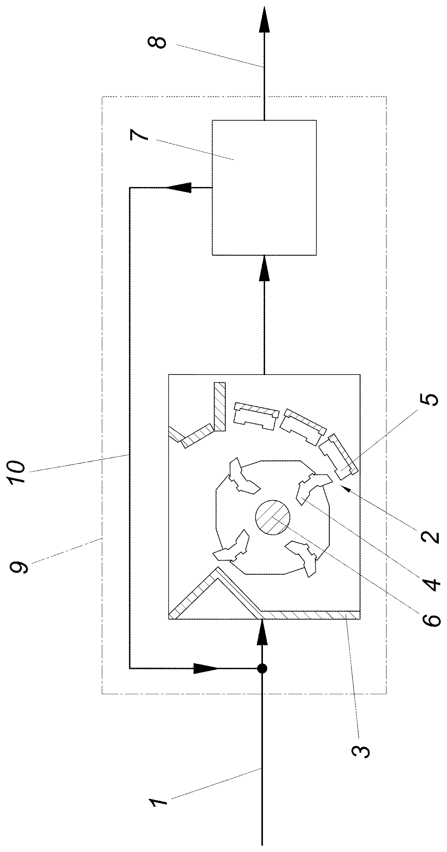 Patent US12496590 — Method for cleaning blinding particles in crushers — Figure 1