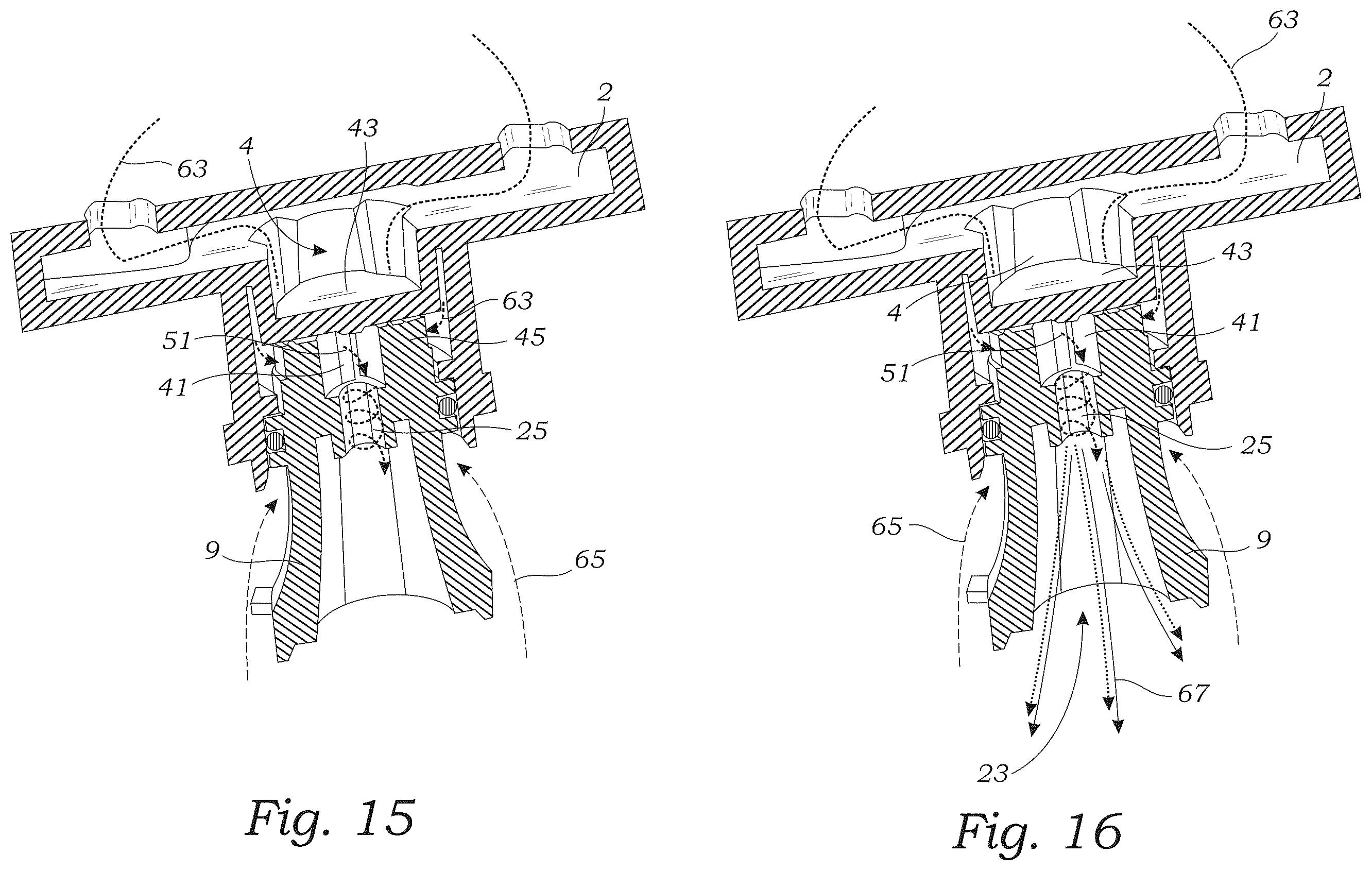 Patent US12496596 Figure 7 – Vortex venturi water spraying assembly