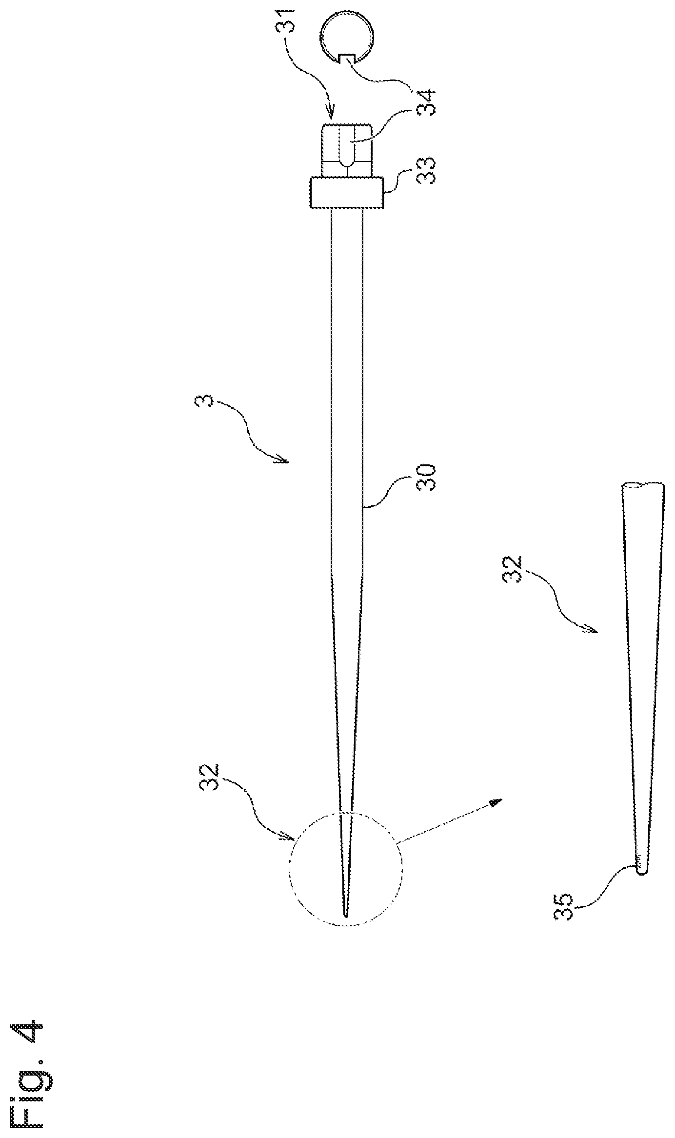 Patent US12496599 Figure 4 – Dispenser and nozzle for discharging mixture of gas and paste material and mechanical foaming device