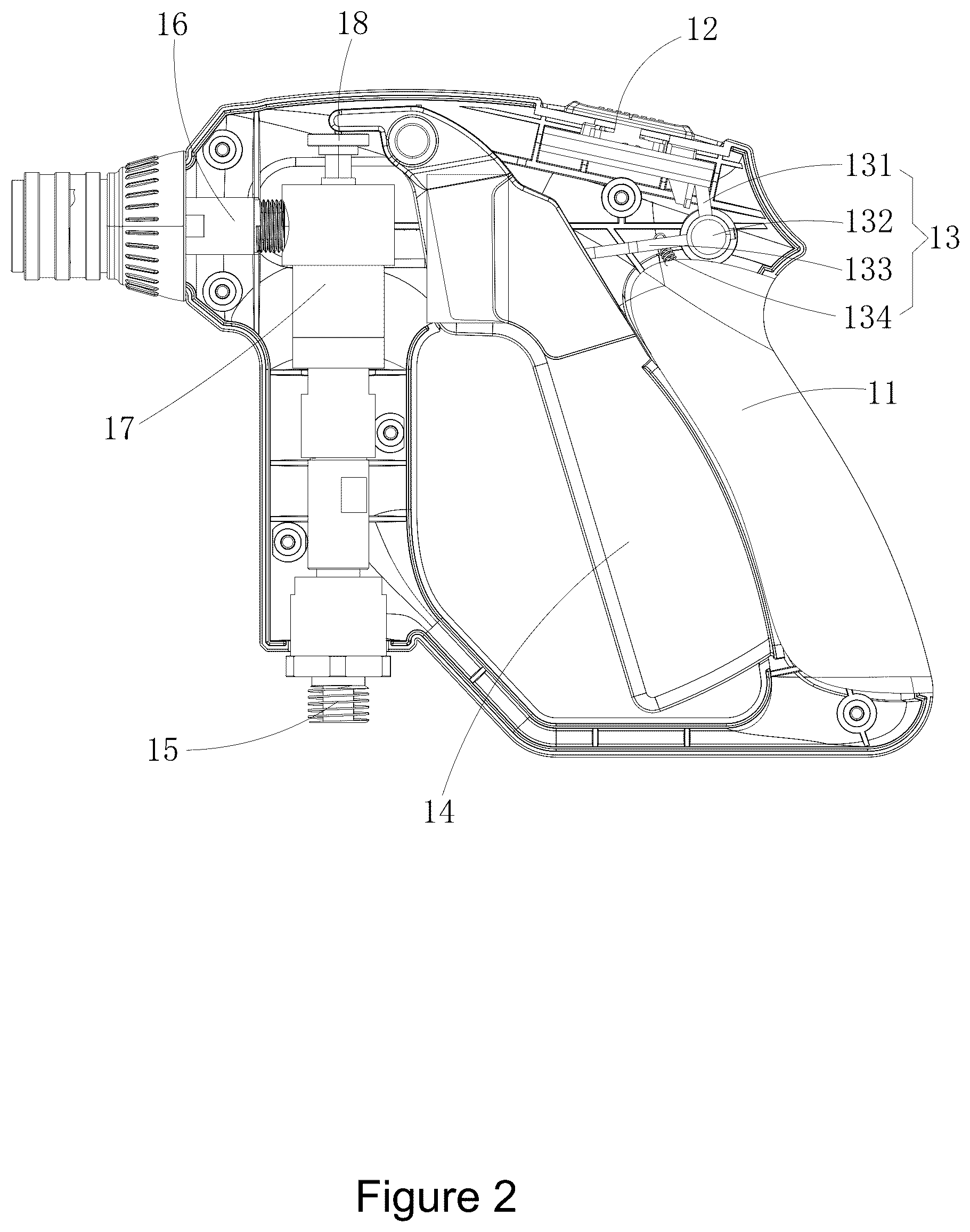 Patent US12496603 Figure 2 – Water gun
