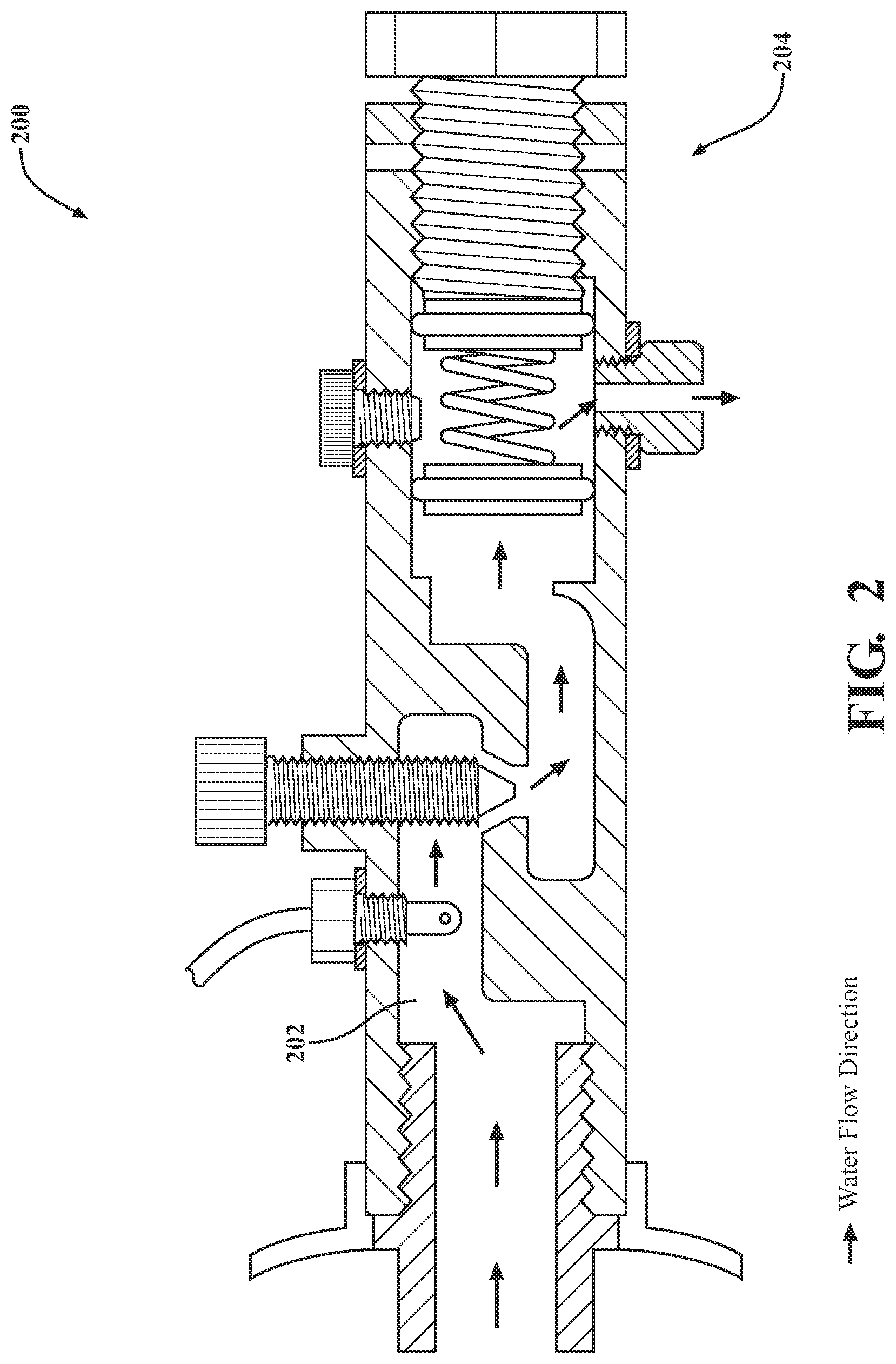 Patent US12496607 Figure 2 – Rain simulation system