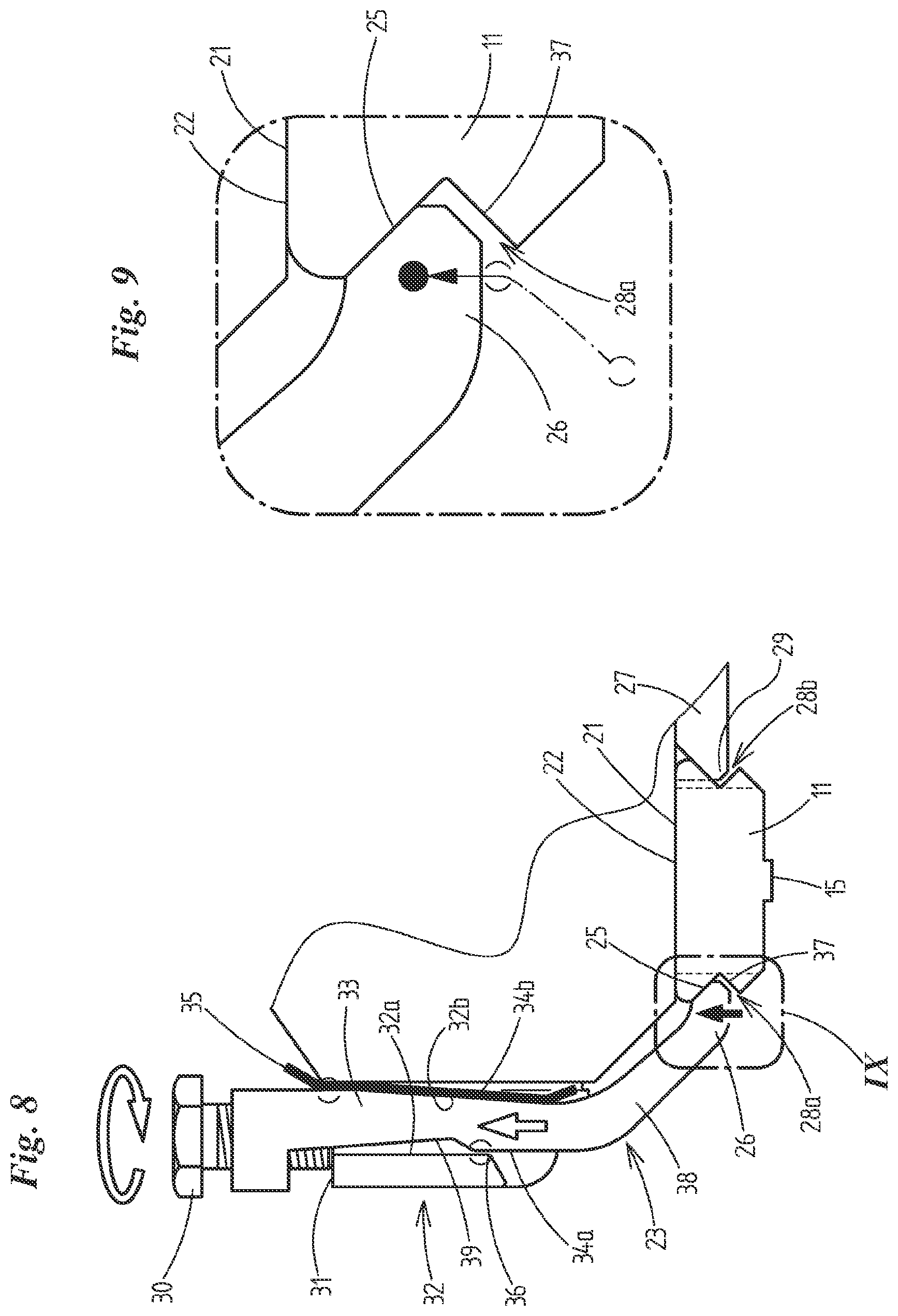 Patent US12496608 Figure 5 – Valve arrangement