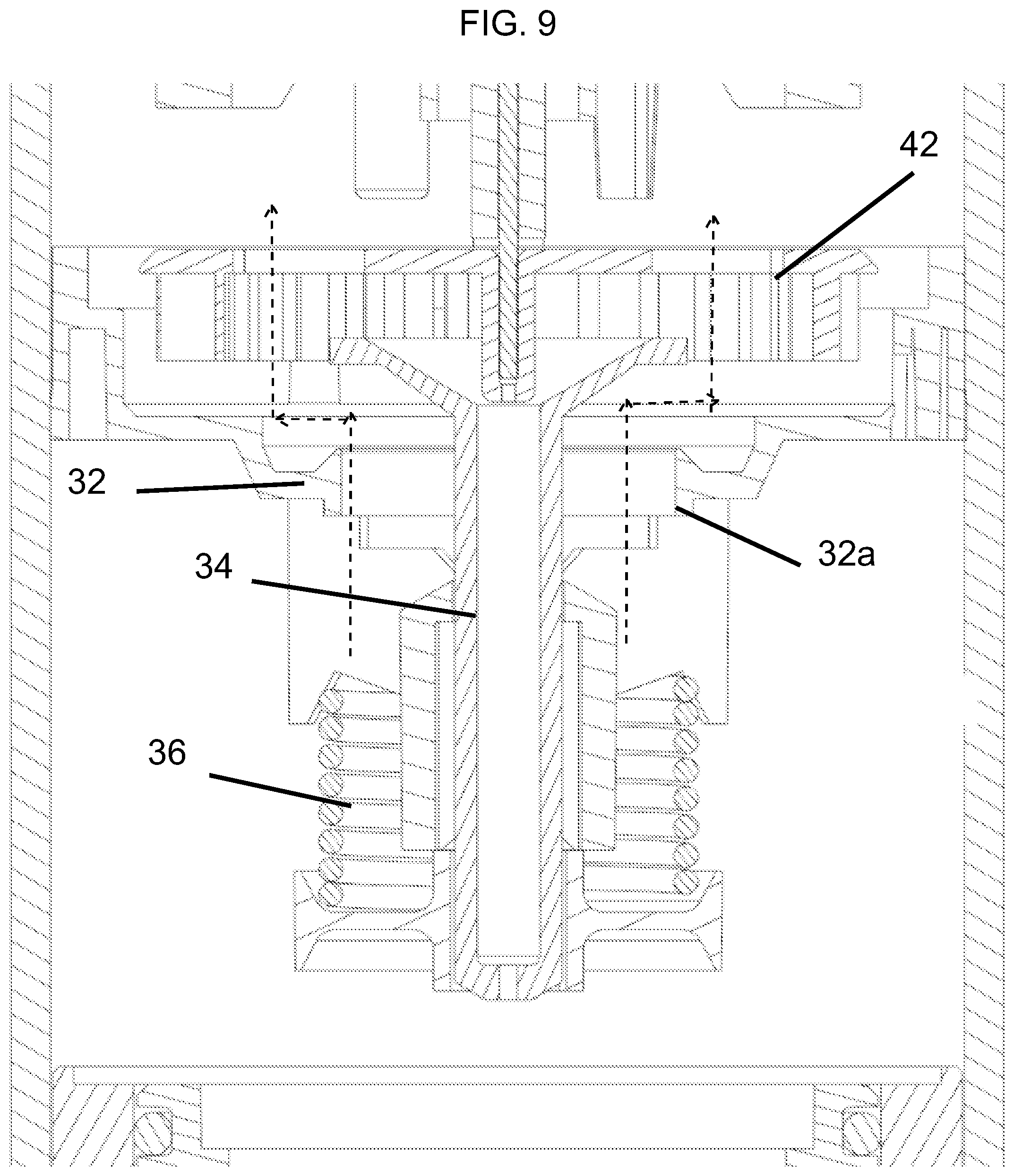 Patent US12496609 Figure 16 – Oscillating sprinkler assembly