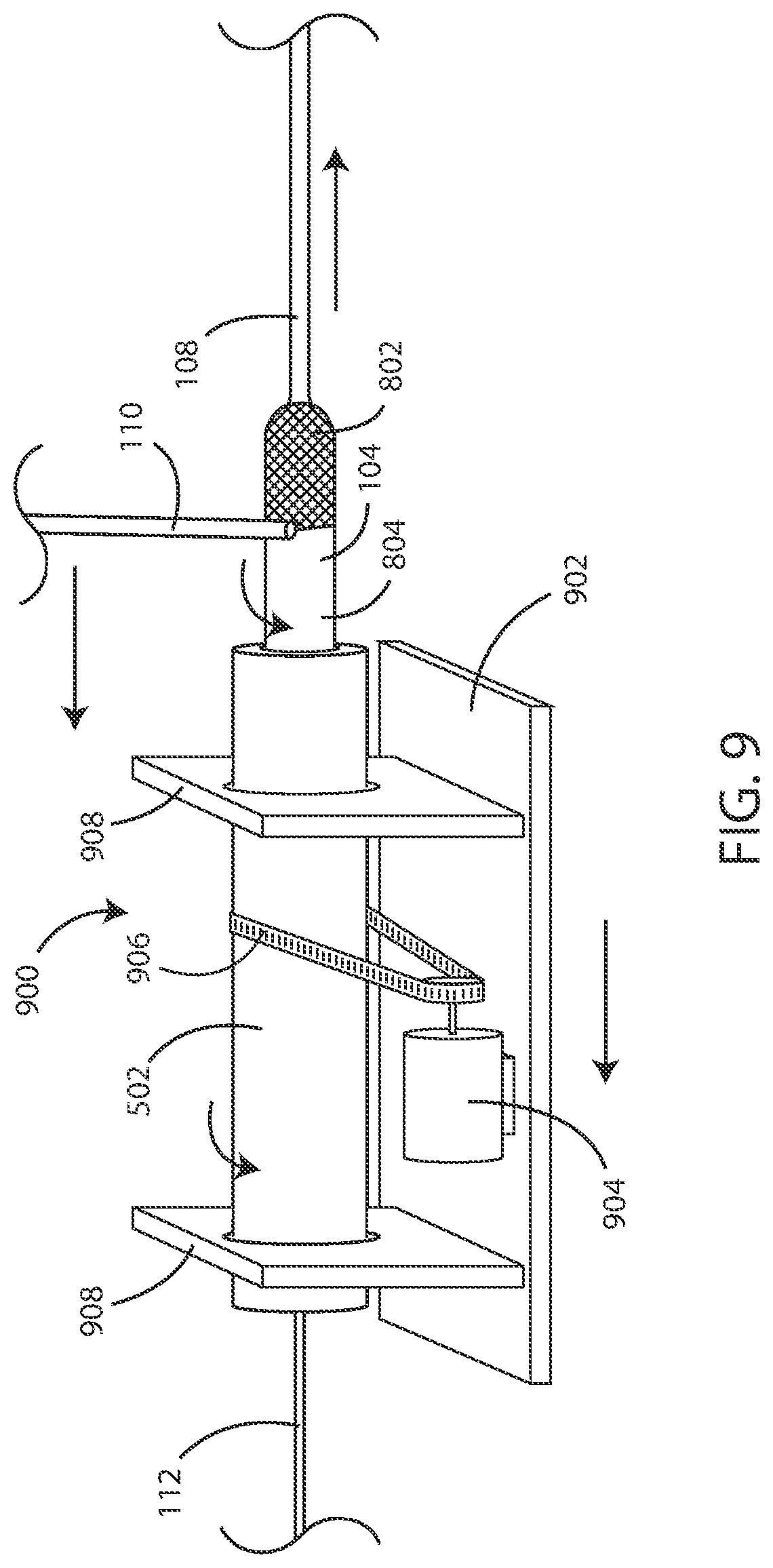 Patent US12496612 Figure 7 – Coating application system and methods for coating rotatable medical devices