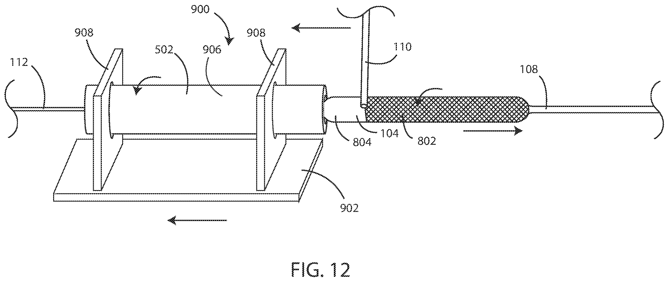 Patent US12496612 Figure 10 – Coating application system and methods for coating rotatable medical devices