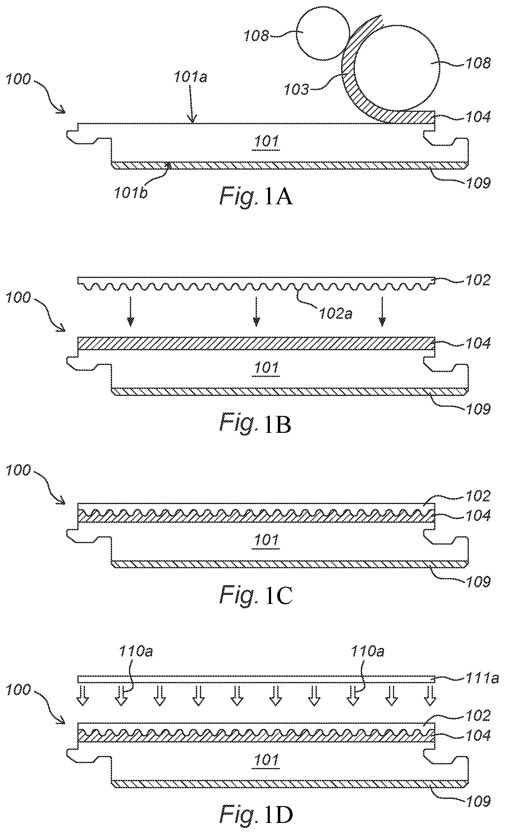 Patent US12496614 — Decorative panel and method for producing a decorative panel — Figure 1