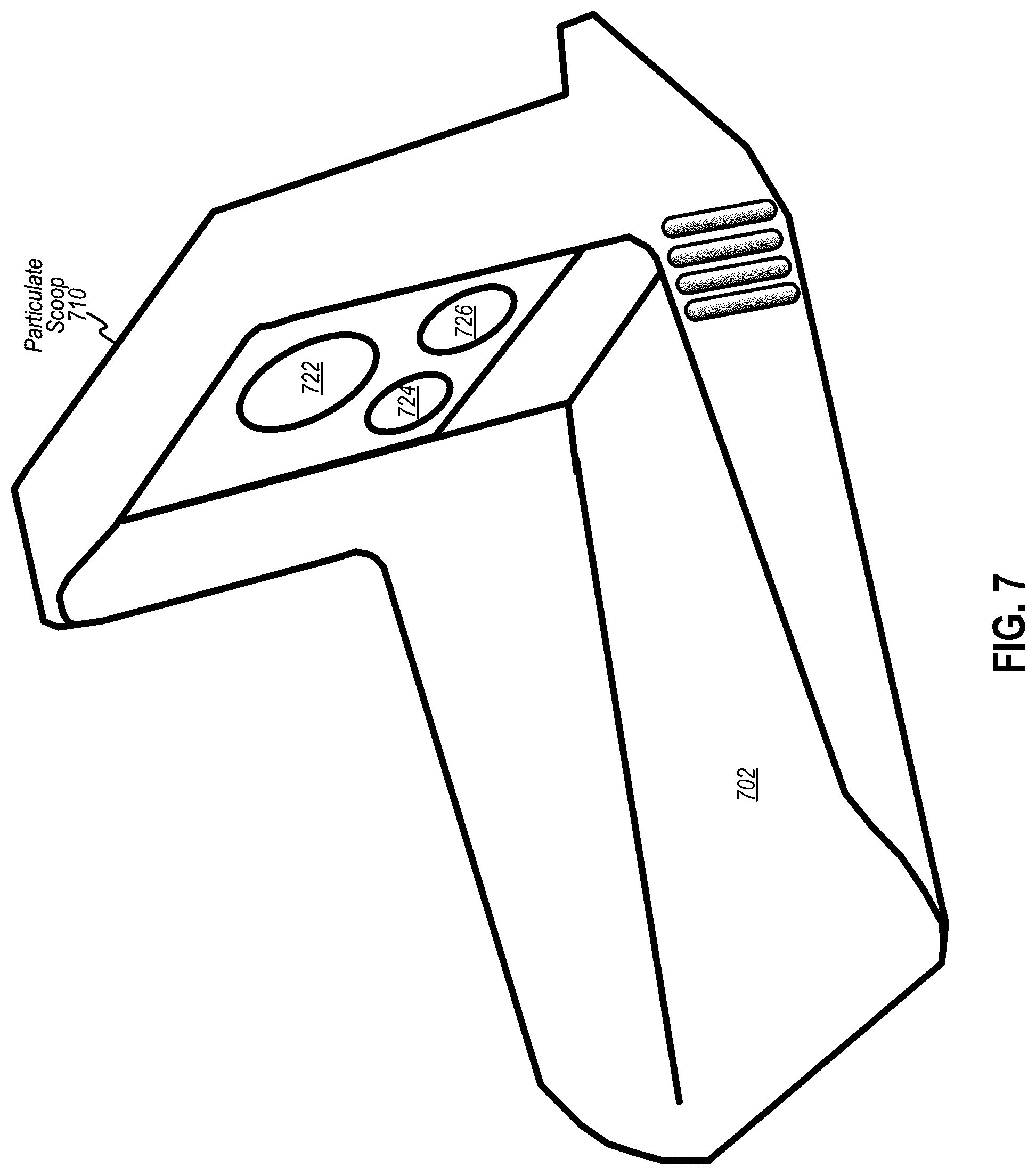 Patent US12496616 Figure 7 – Automated particle separation extracted from soil including regolith associated with any geologic environment