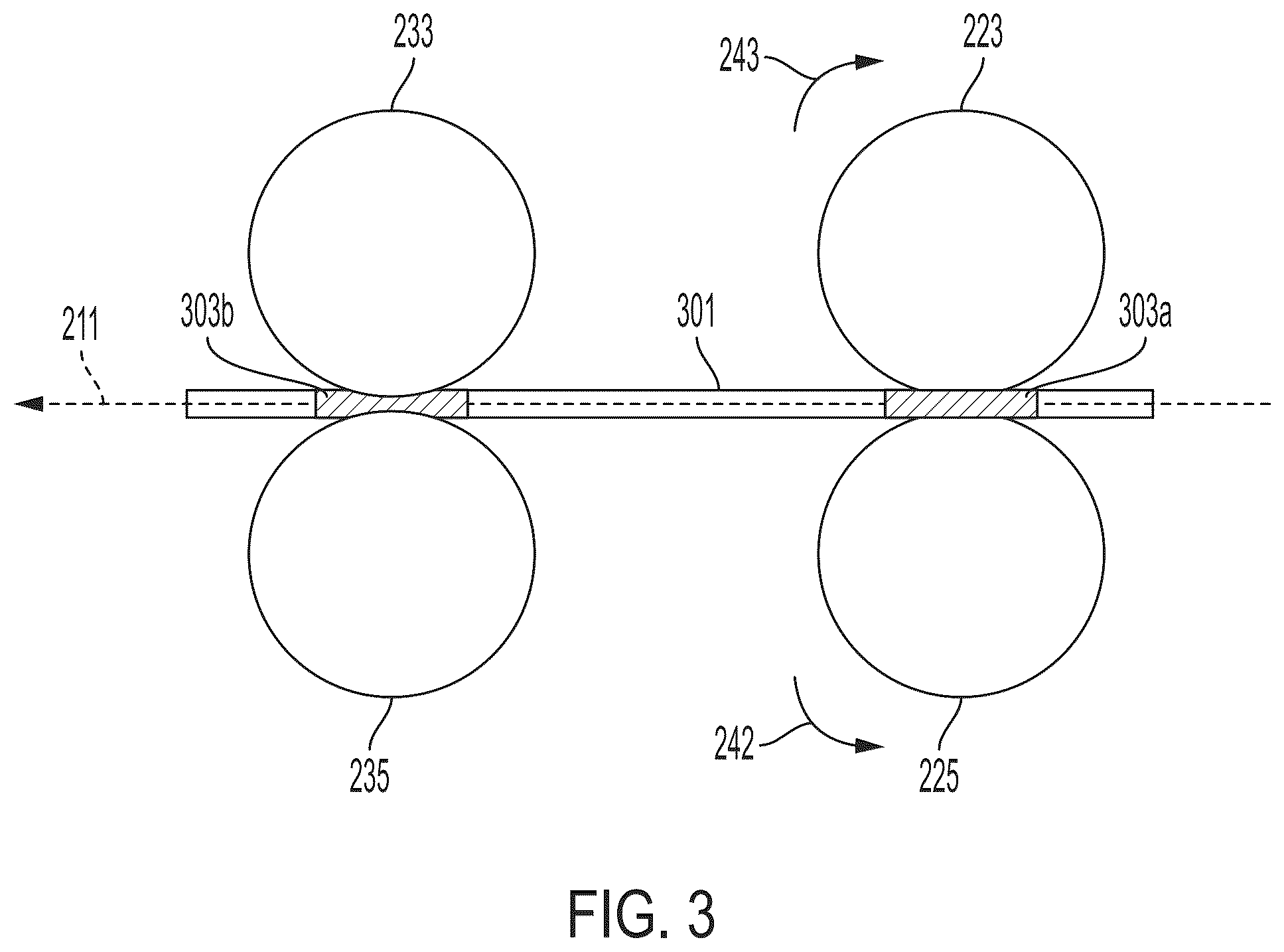 Patent US12496621 Figure 3 – Cleaning card with deformable cleaning elements for media transport device