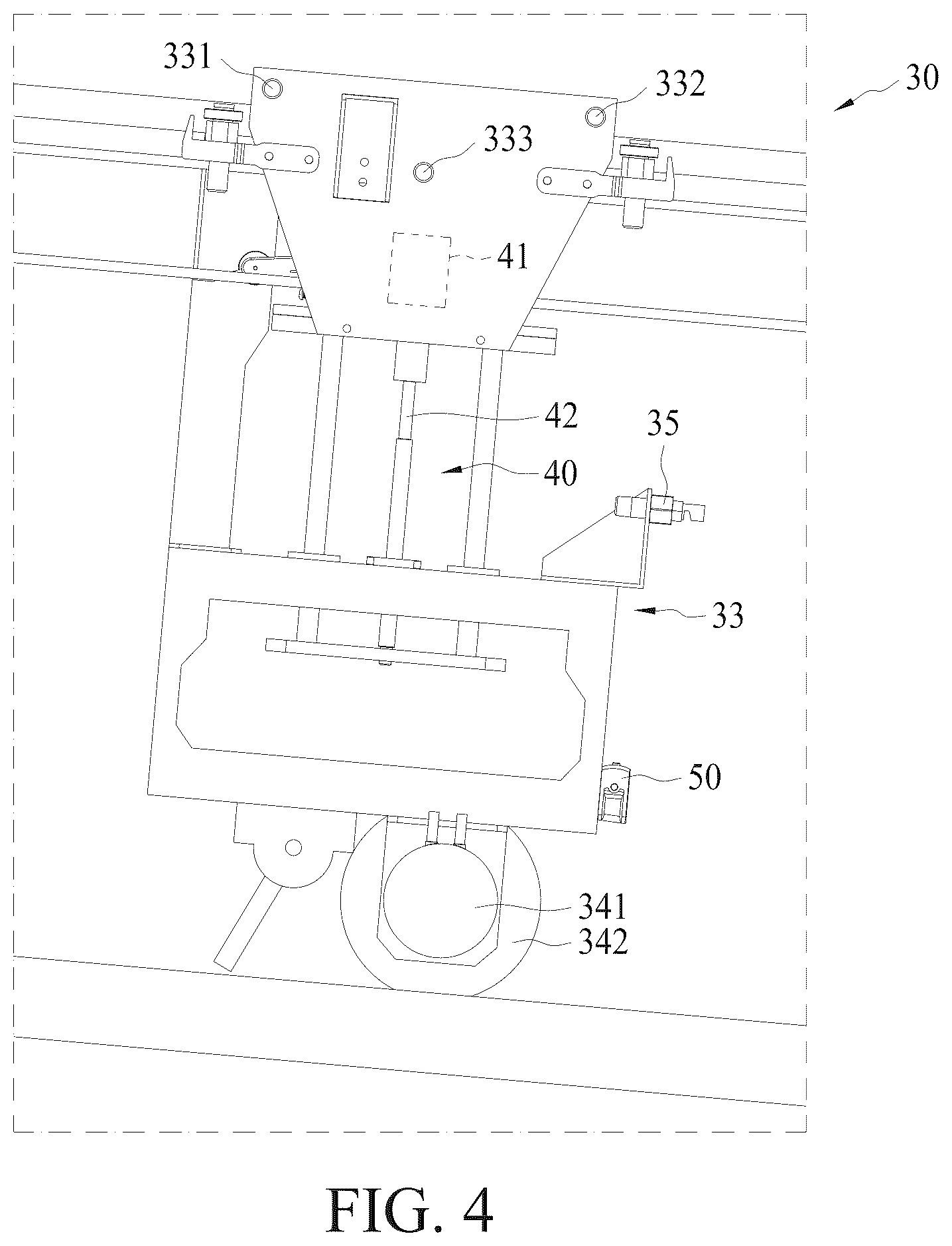 Patent US12496623 Figure 5 – Machine for cleaning solar panels
