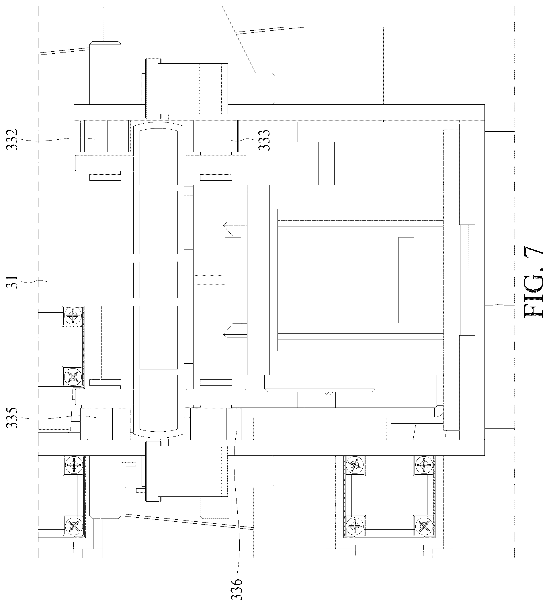 Patent US12496623 Figure 8 – Machine for cleaning solar panels