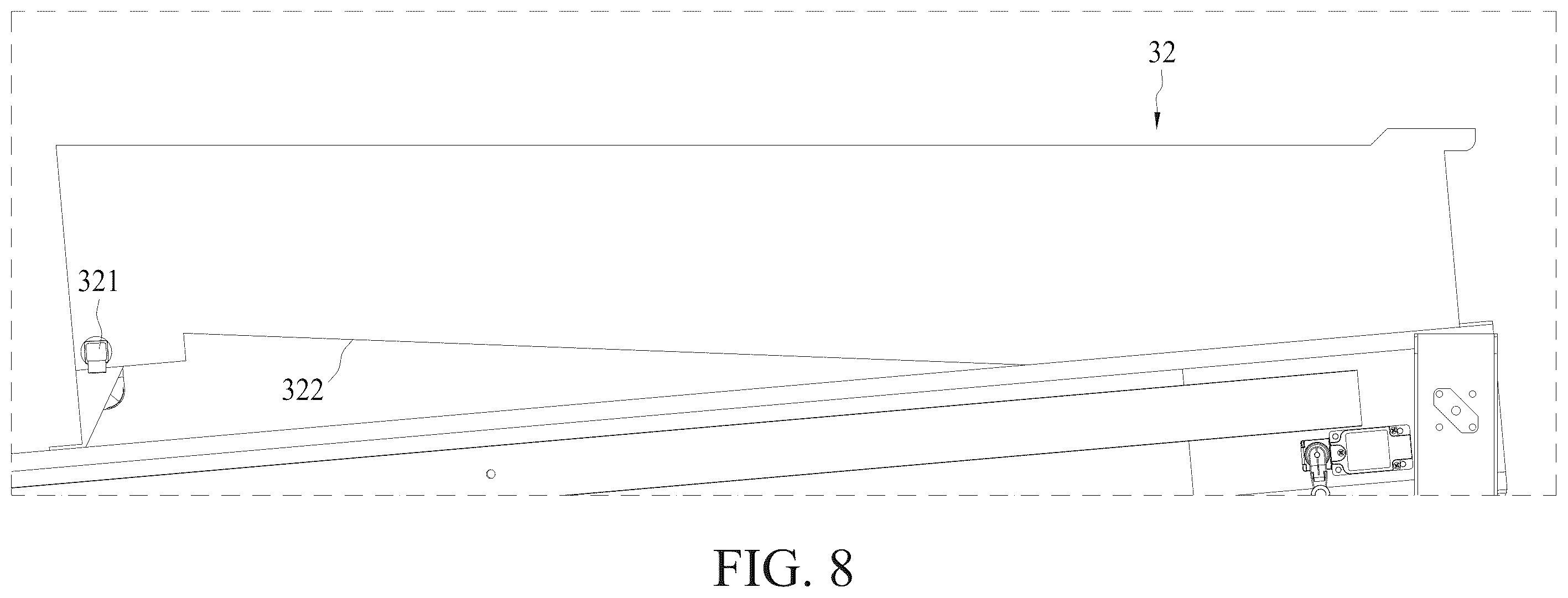 Patent US12496623 Figure 9 – Machine for cleaning solar panels
