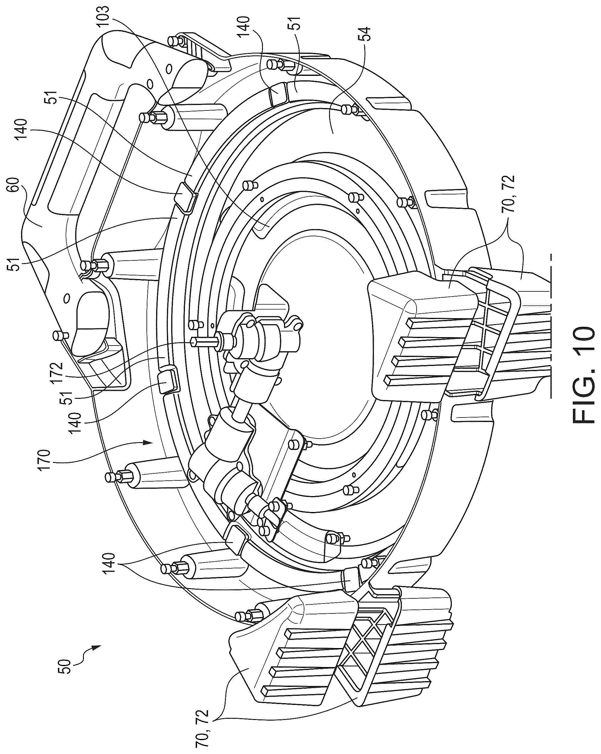 Patent US12496624 Figure 9 – Torque limiter for powered drain cleaner