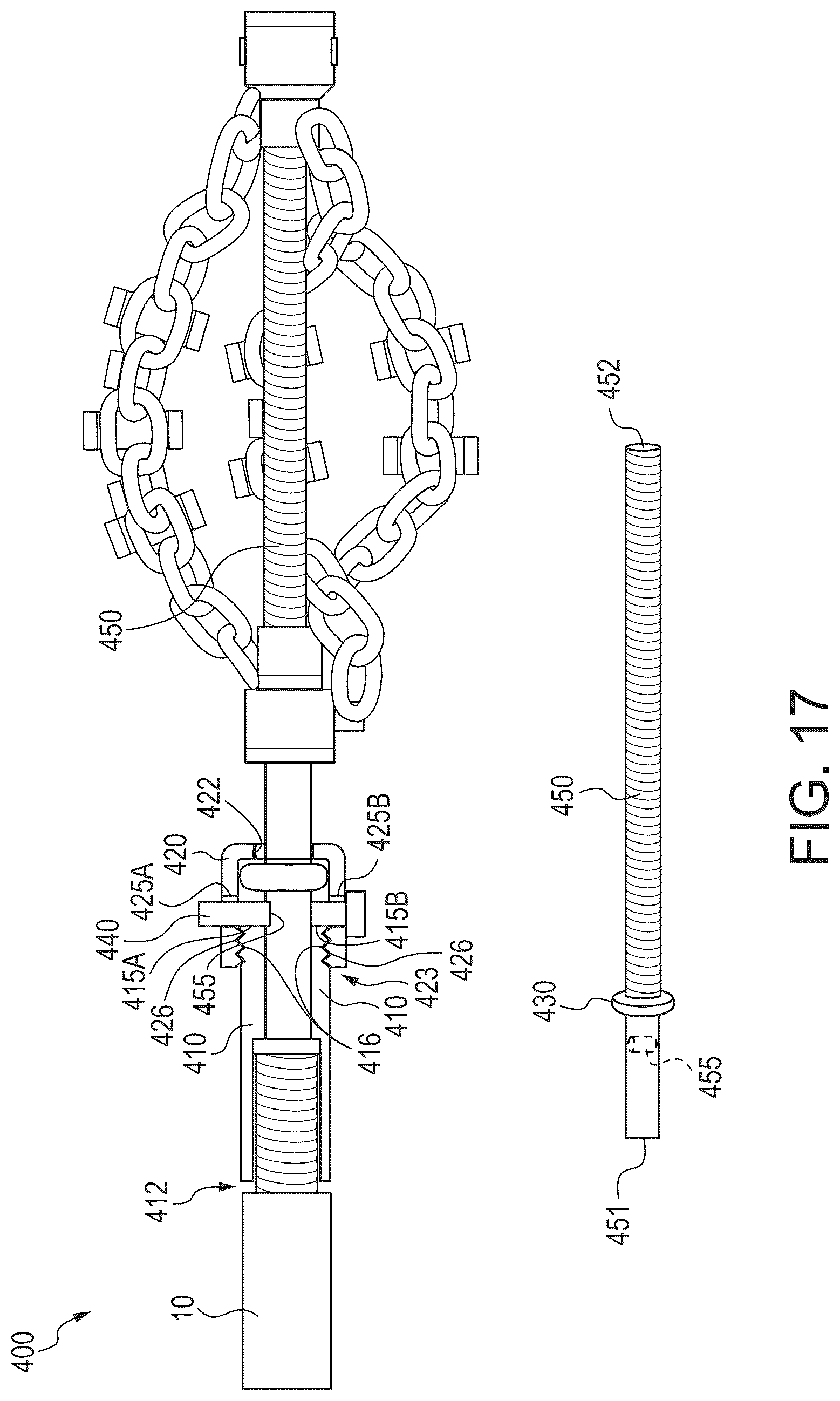 Patent US12496624 Figure 16 – Torque limiter for powered drain cleaner