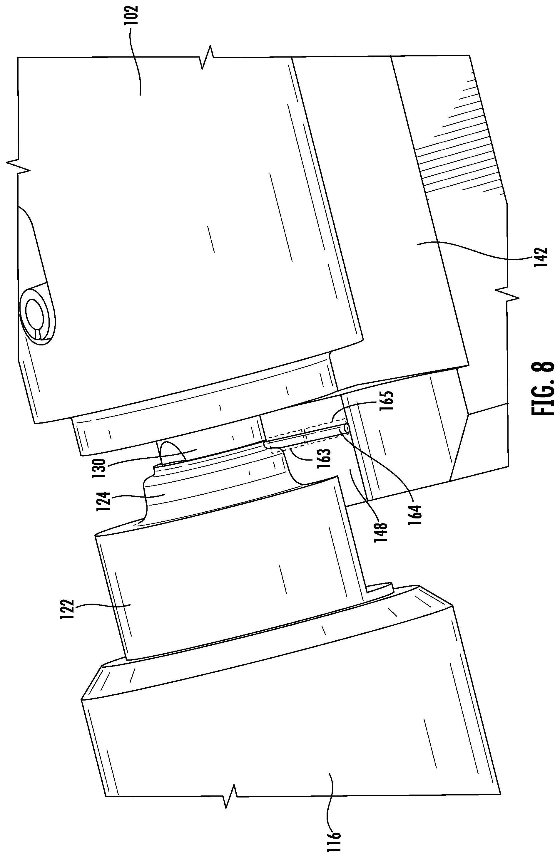 Patent US12496629 Figure 8 – Tool for wire forming