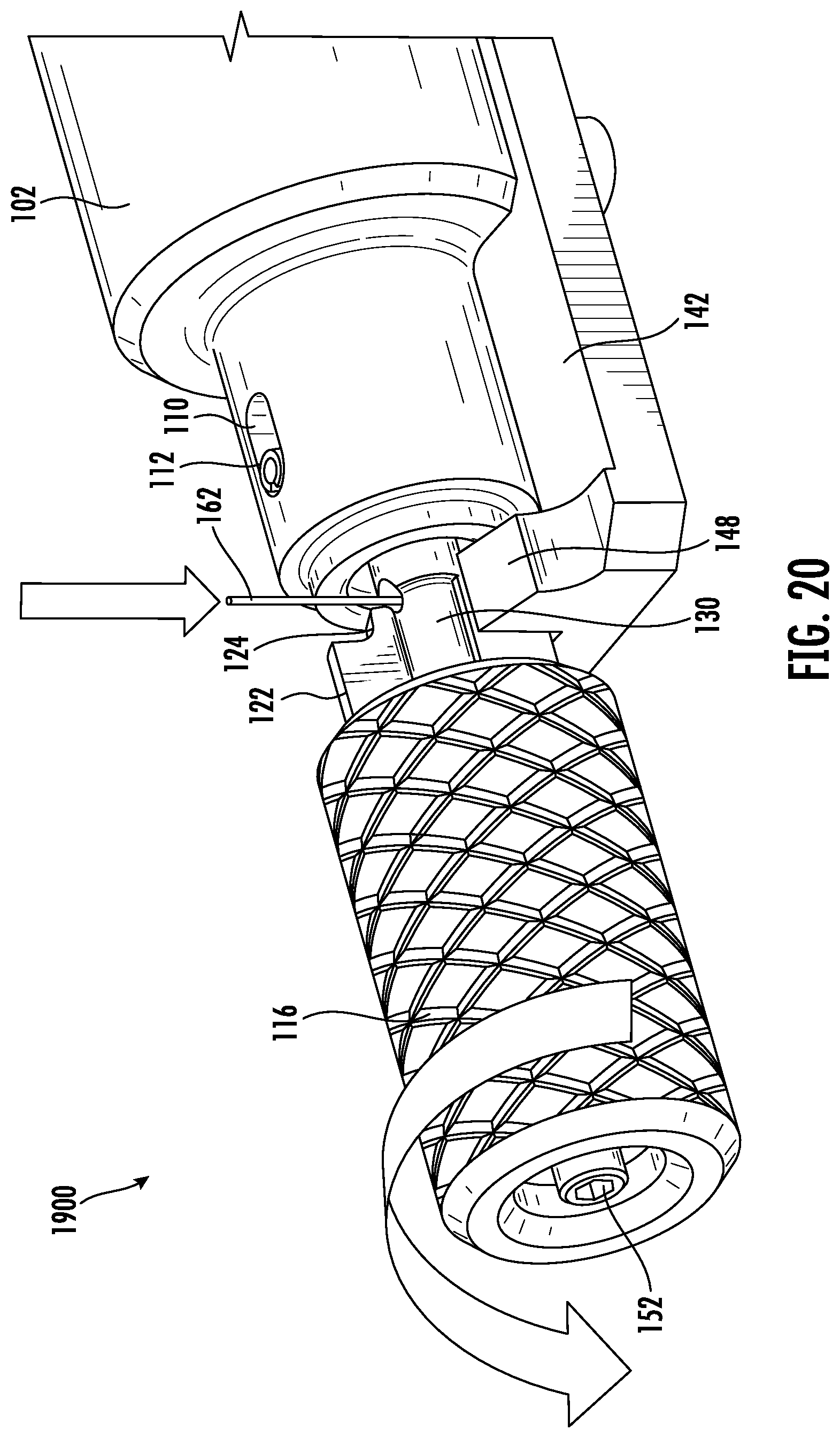 Patent US12496629 Figure 19 – Tool for wire forming