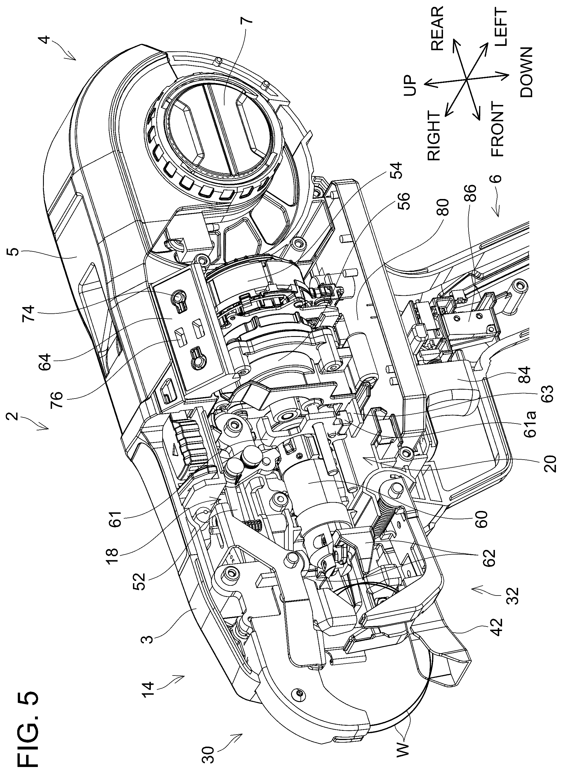 Patent US12496630 Figure 5 – Rebar tying robot