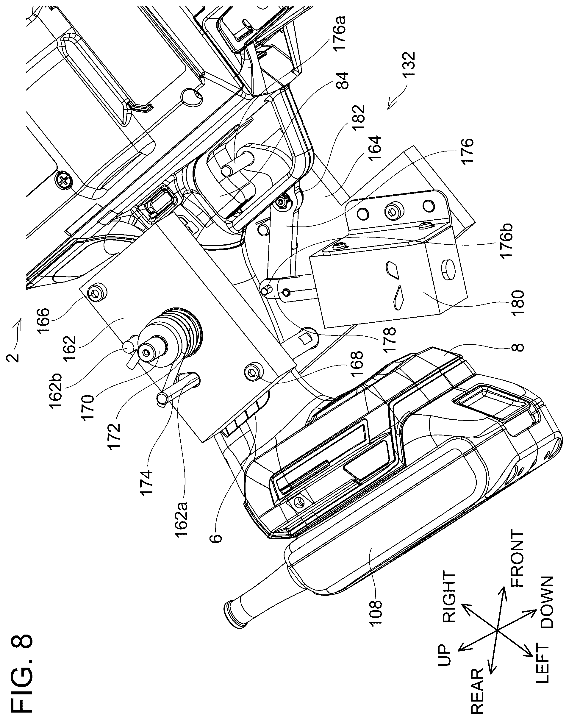 Patent US12496630 Figure 8 – Rebar tying robot