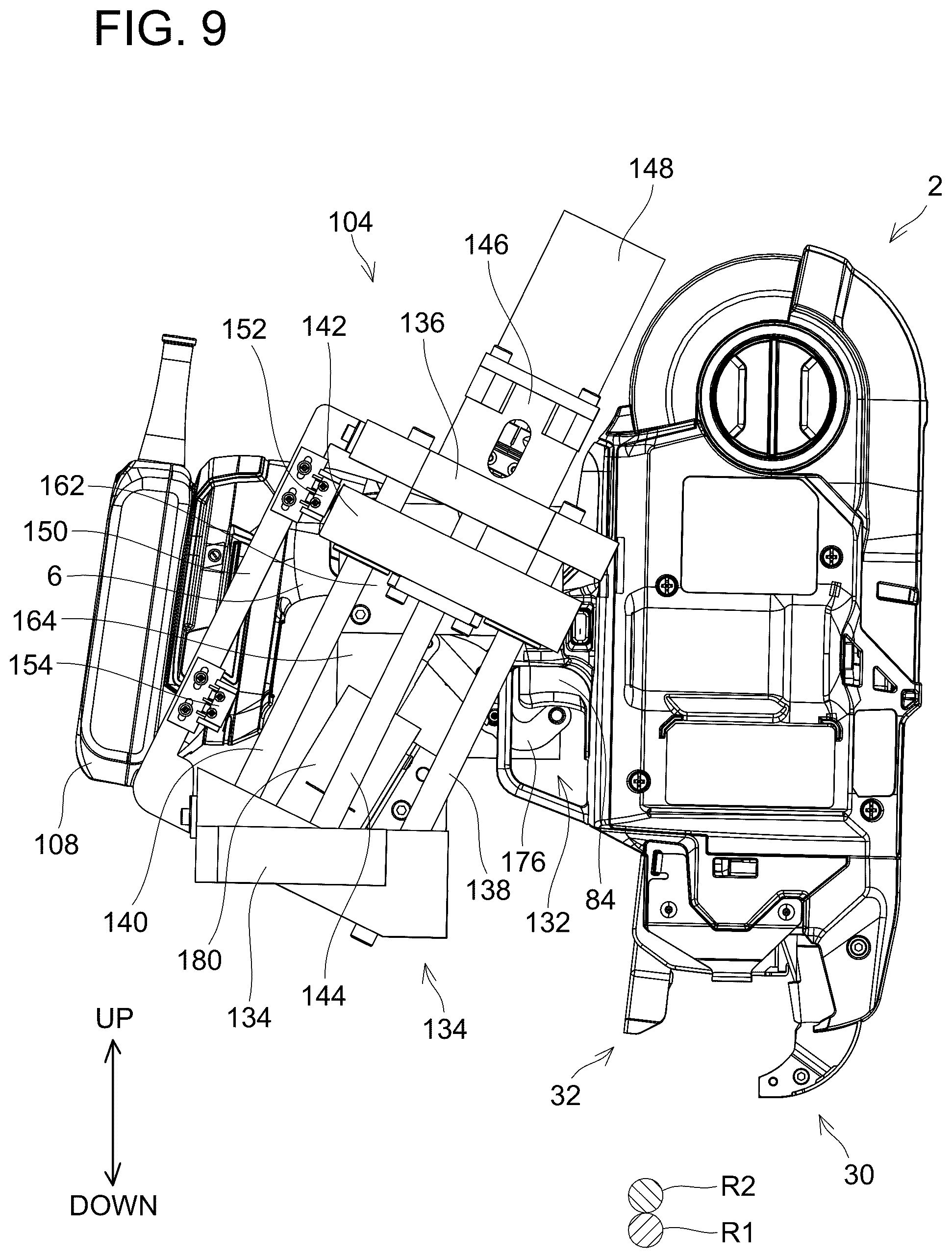 Patent US12496630 Figure 9 – Rebar tying robot