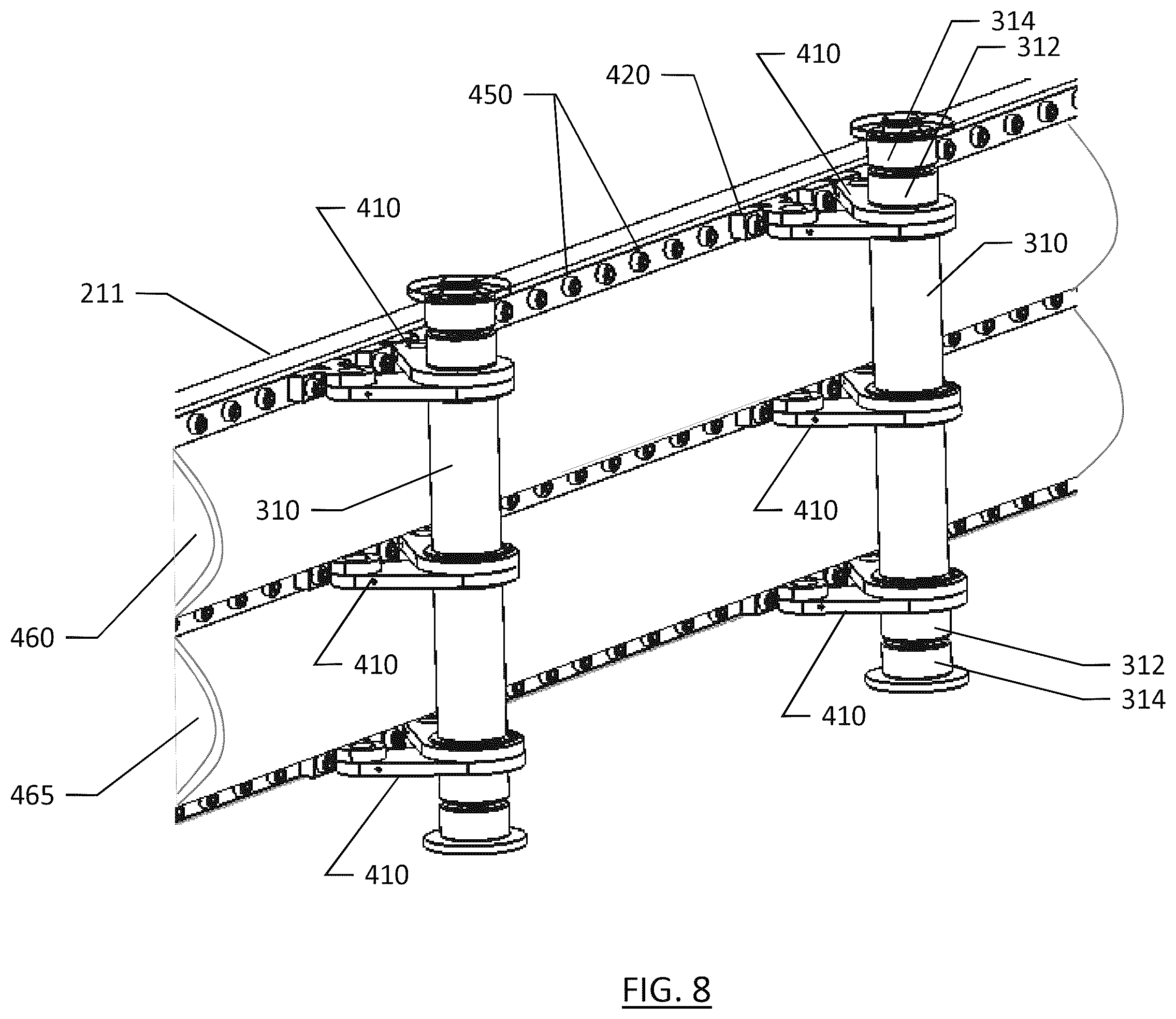 Patent US12496631 Figure 8 – Dynamic mold shape control for direct chill casting