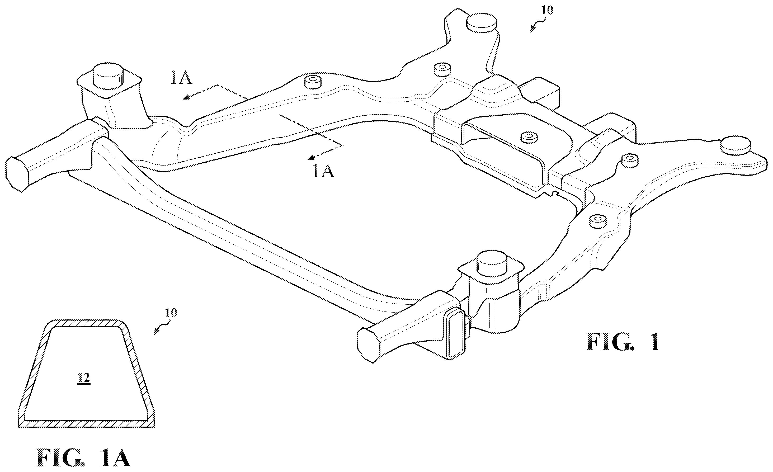 Patent US12496632 Figure 1 – Manufacture of hollow core high pressure vacuum die cast components