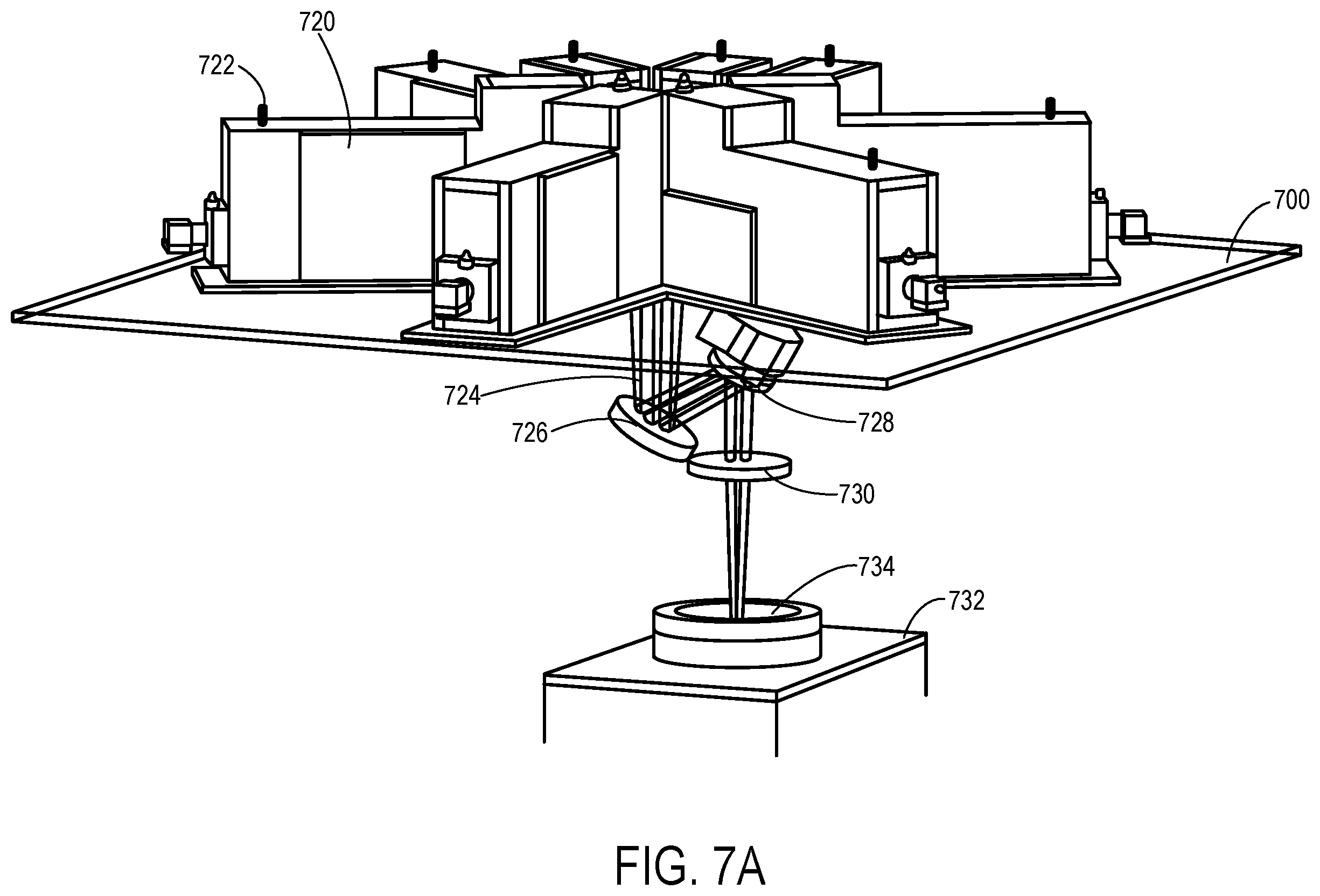 Patent US12496636 Figure 7 – Independent laser-beam steering for laser beamforming in metal additive manufacturing using powder-bed fusion