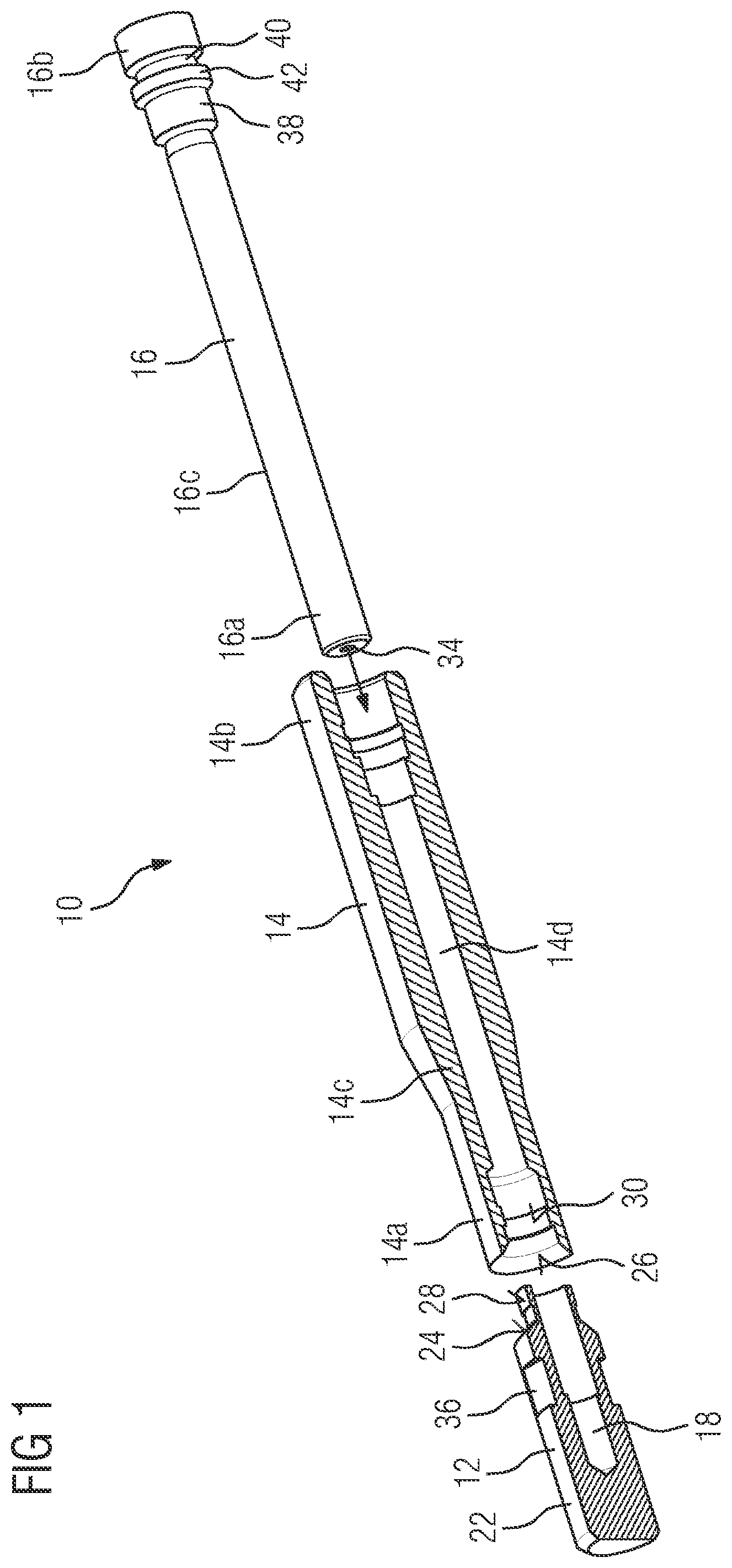 Patent US12496640 Figure 1 – Multi-part modular tool