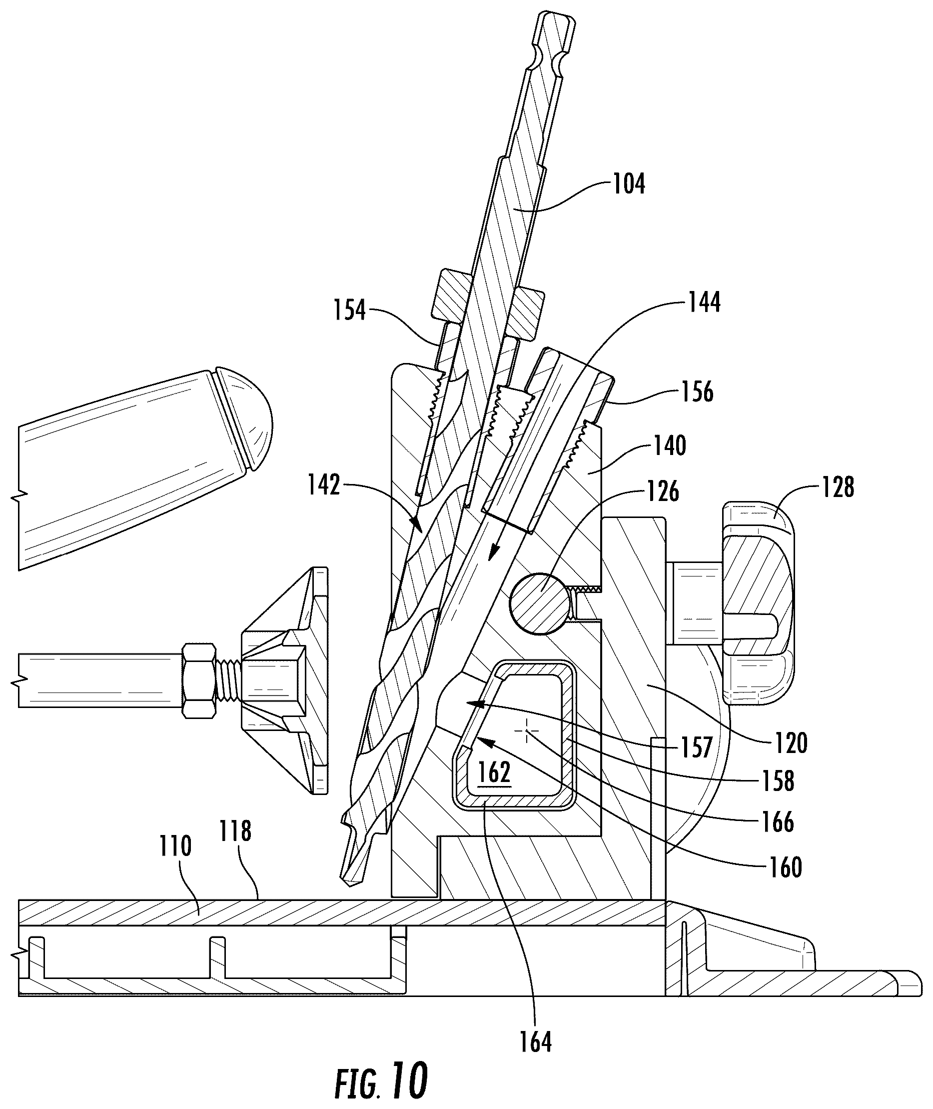 Patent US12496641 Figure 10 – Pocket hole jig