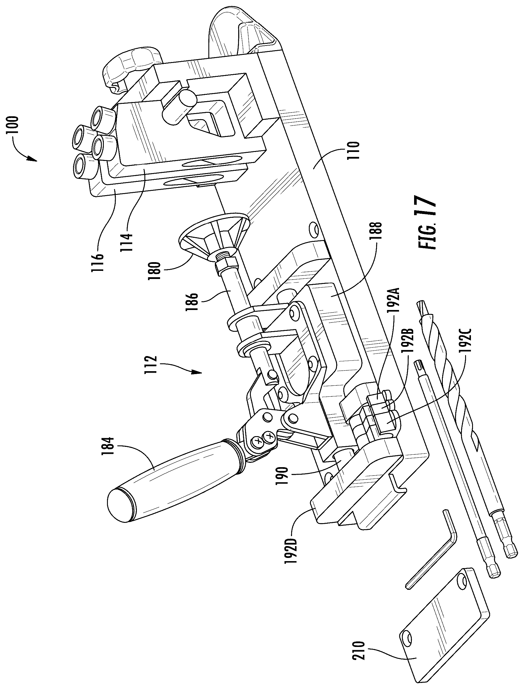 Patent US12496641 Figure 16 – Pocket hole jig